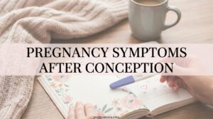 Pregnancy Symptoms After Conception