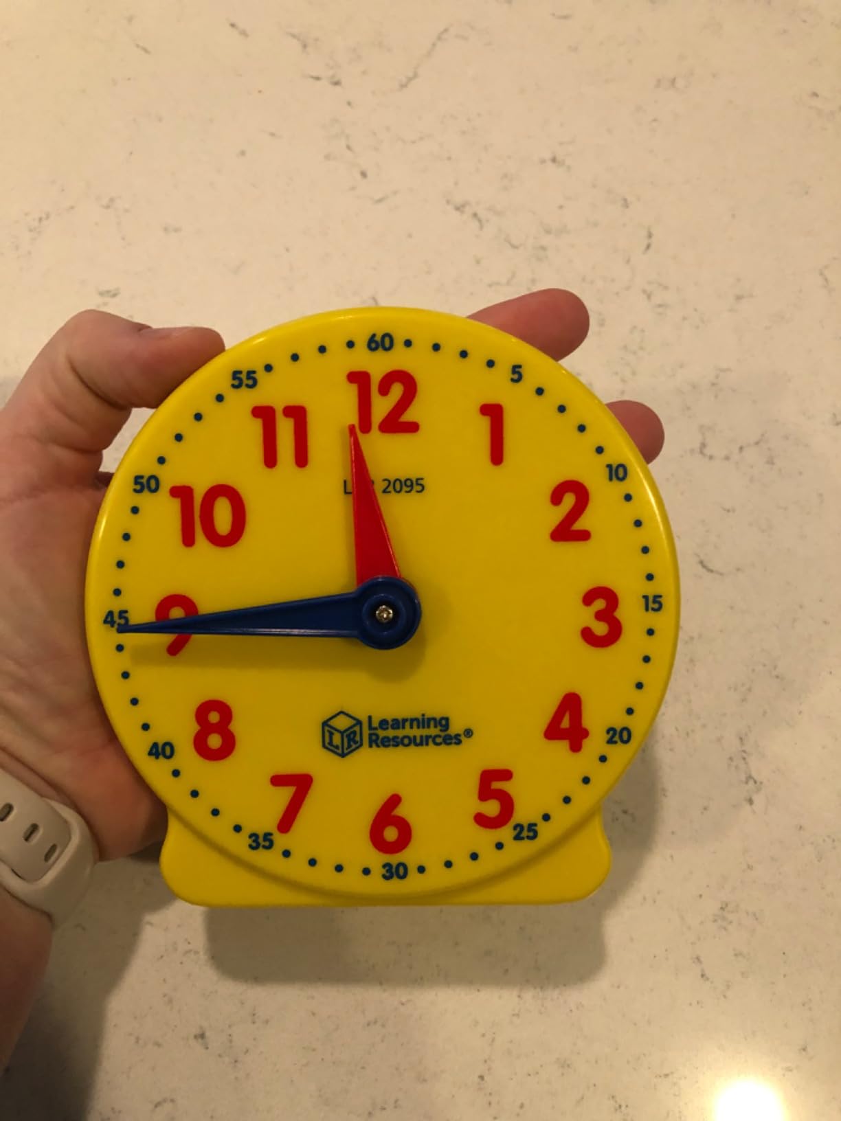 Learning Resources Big Time Student Clock, Teaching & Demonstration Clock, Develops Time and Early Math Skills, Ages 5+, Clock for Learning, 12 Hour customer photo 2