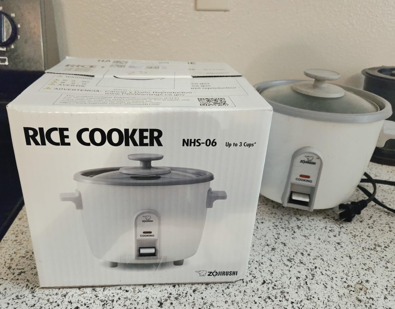 Zojirushi NHS-18 10-Cup (Uncooked) Rice Cooker, White customer photo 1