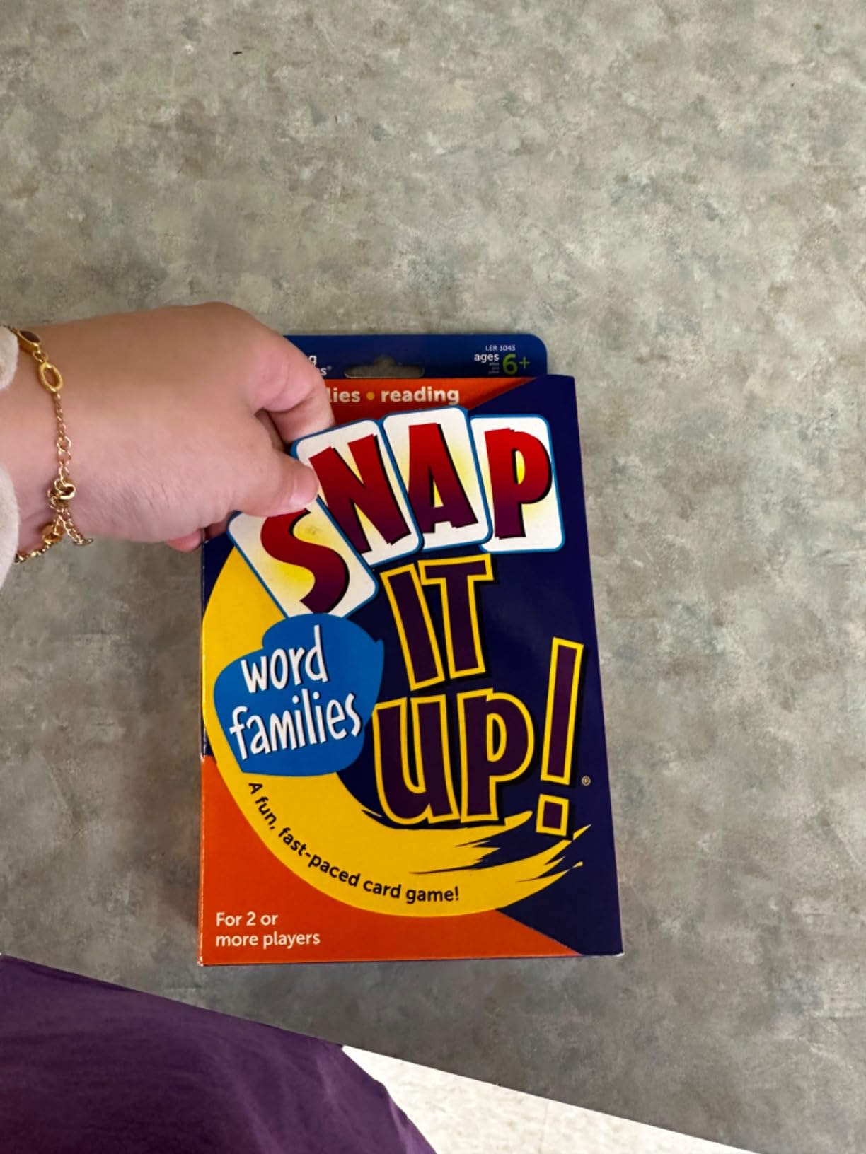 Learning Resources Snap It Up Phonics - Reading Card Game, Sight Words Flash Cards, Phonics Family Board, ABC Classroom Must Haves, Toddler Activities, Homeschool Supplies, Montessori customer photo 2