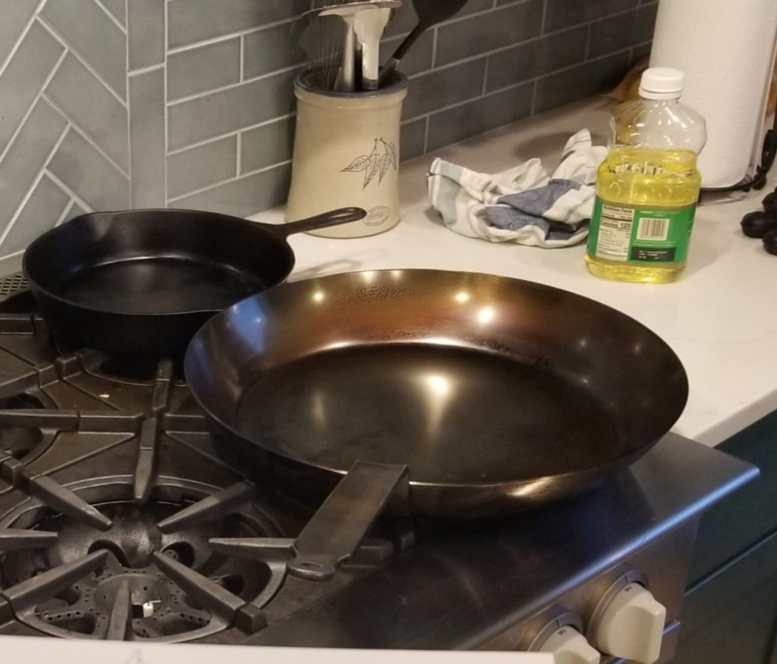 Matfer Bourgeat Black Carbon Steel Frying Pan 11 5/8