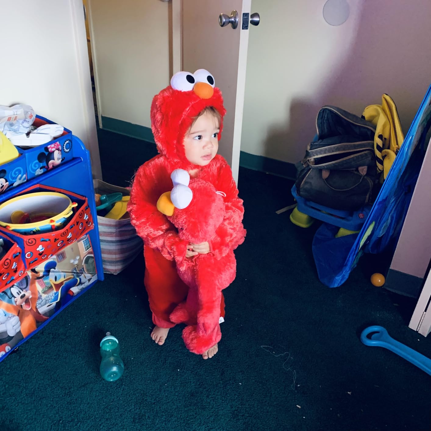Disguise Sesame Street Elmo Comfy Costume, Officially Licensed Sesame Street Costume for Toddlers, Small (3T-4T) customer photo 2