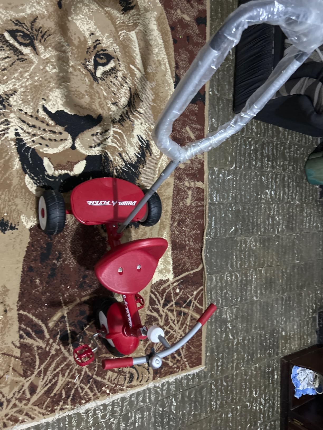 Radio Flyer Deluxe Steer & Stroll Trike - 2-in-1 Parent Steer Tricycle for Kids 2-5 customer photo 1