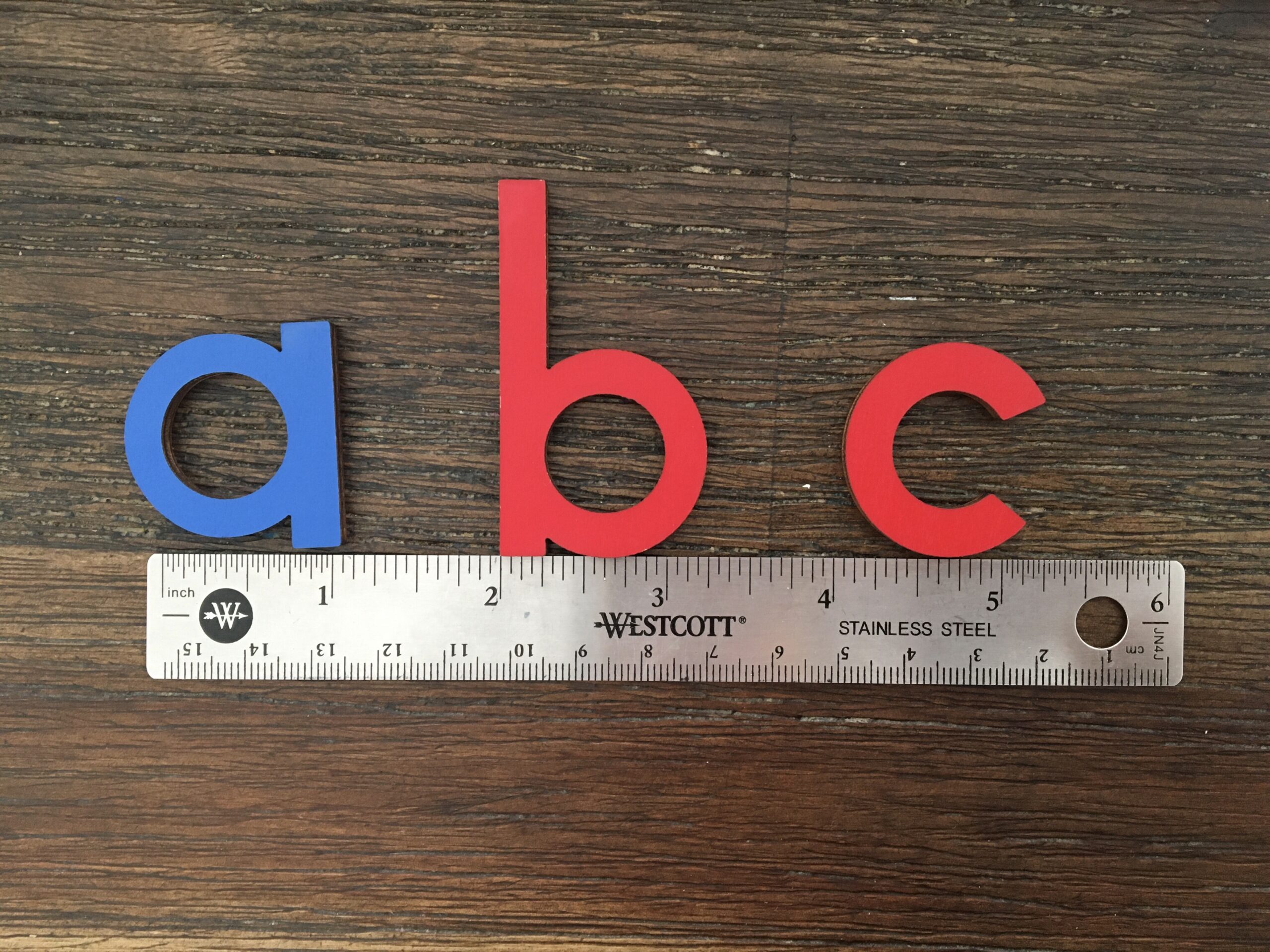 Elite Montessori Wooden Movable Alphabet with Box Preschool Spelling Learning Materials (Red & Blue, 5mm Thick) customer photo 1