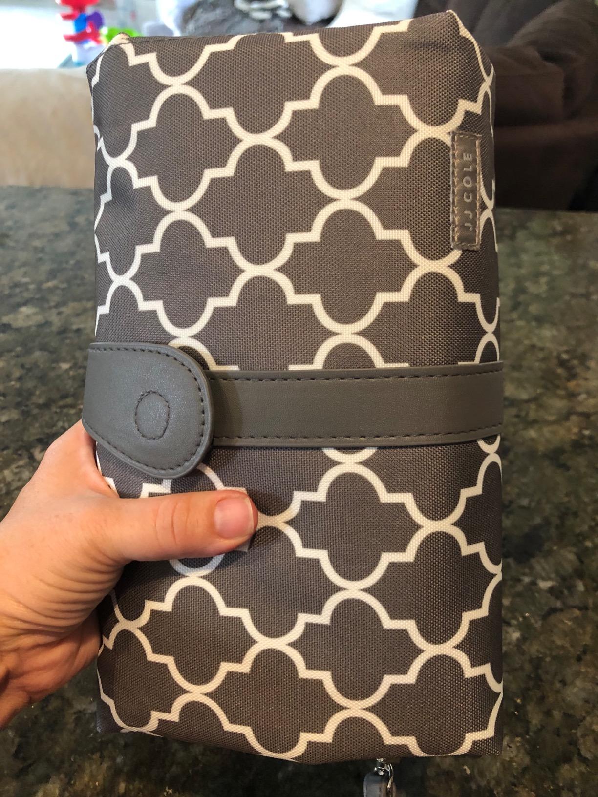 JJ Cole Diaper Changing Clutch, Stone Arbor customer photo 1