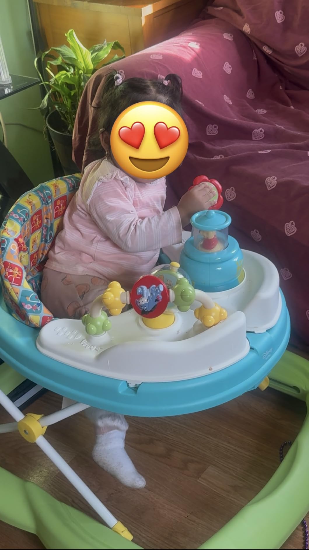 Disney Baby Princess Walker with Wheels, Pink Baby Walkers and Activity Center for Infants customer photo 1