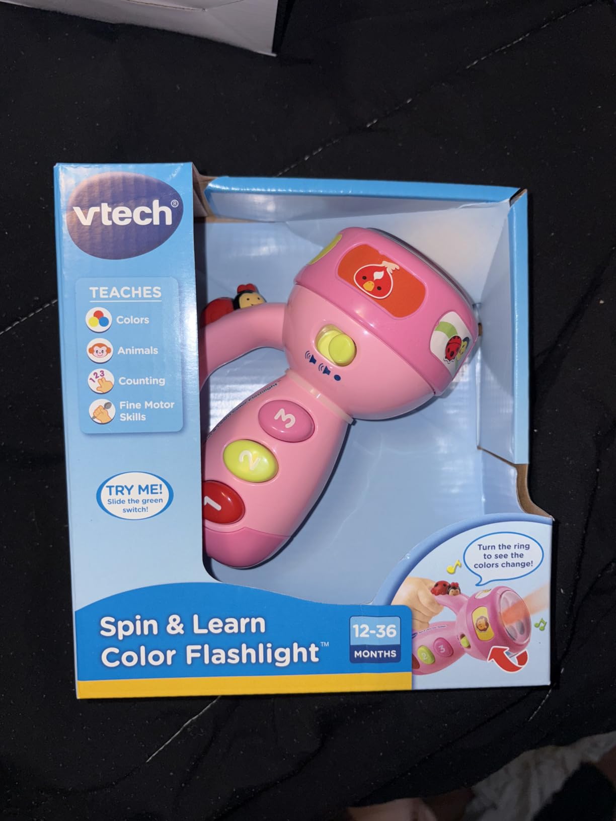 VTech Spin and Learn Color Flashlight, Pink customer photo 1