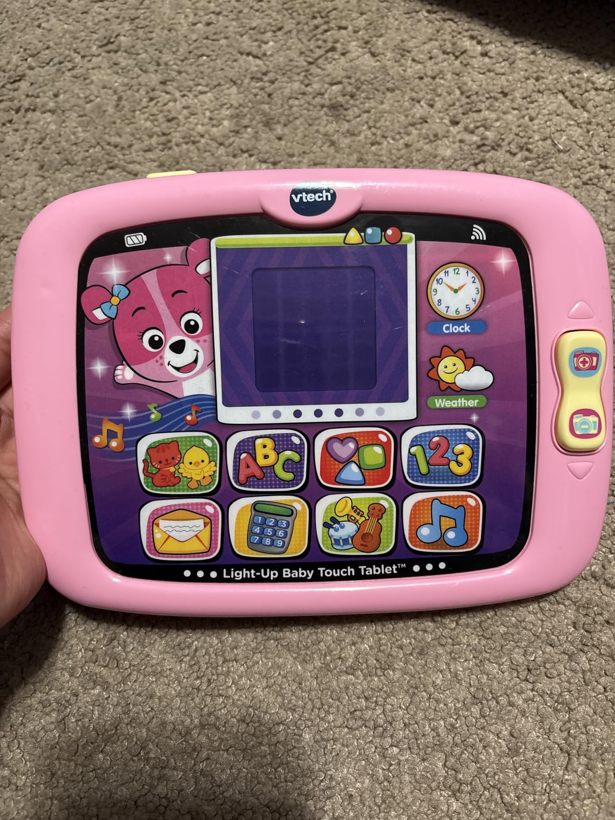 VTech Light-Up Baby Touch Tablet, Orange customer photo 2