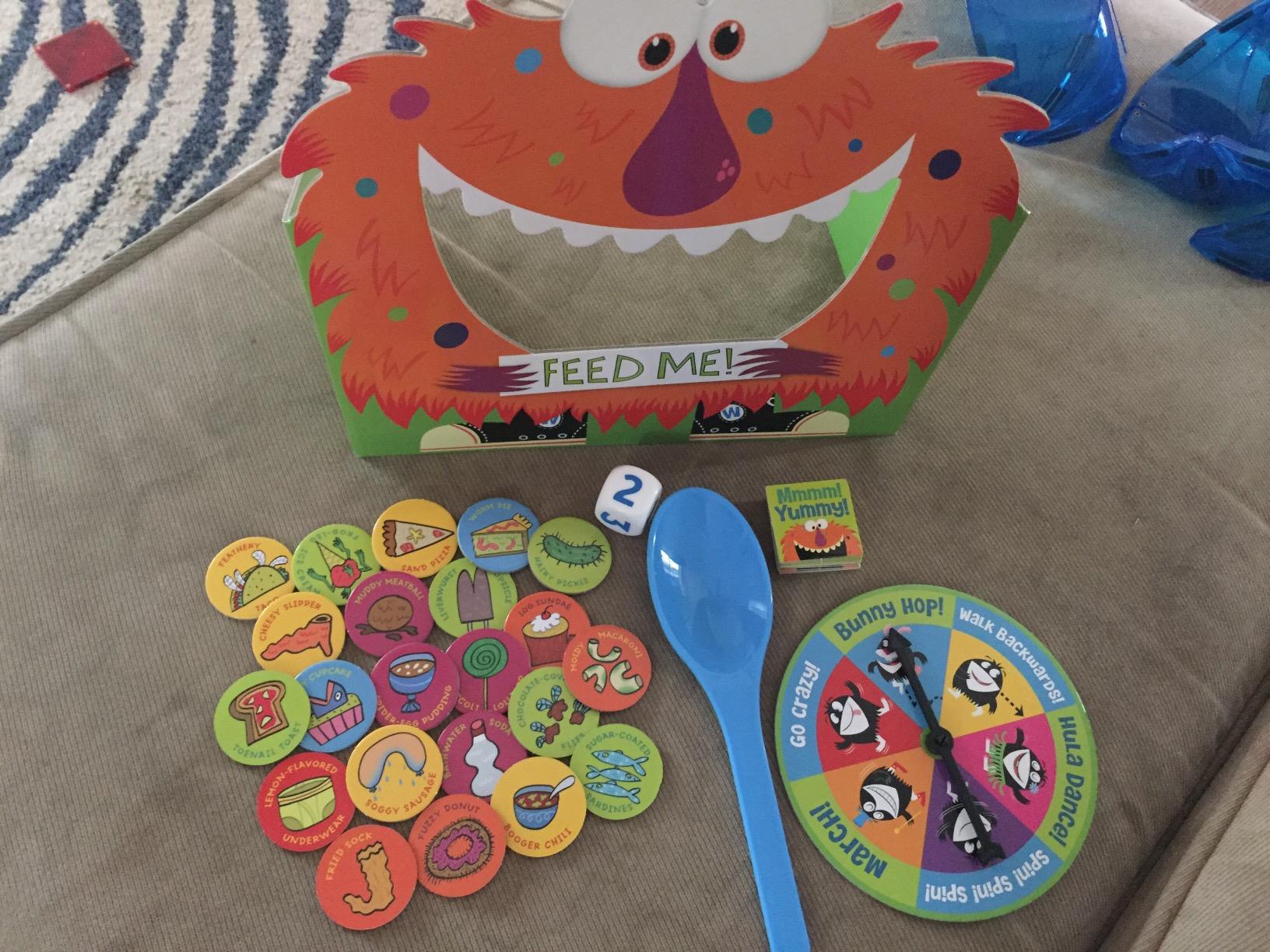 Peaceable Kingdom Feed the Woozle Cooperative Game for 2 to 5 Kids Ages 3+ - Learn Social Skills While Completing Physical Challenges customer photo 2
