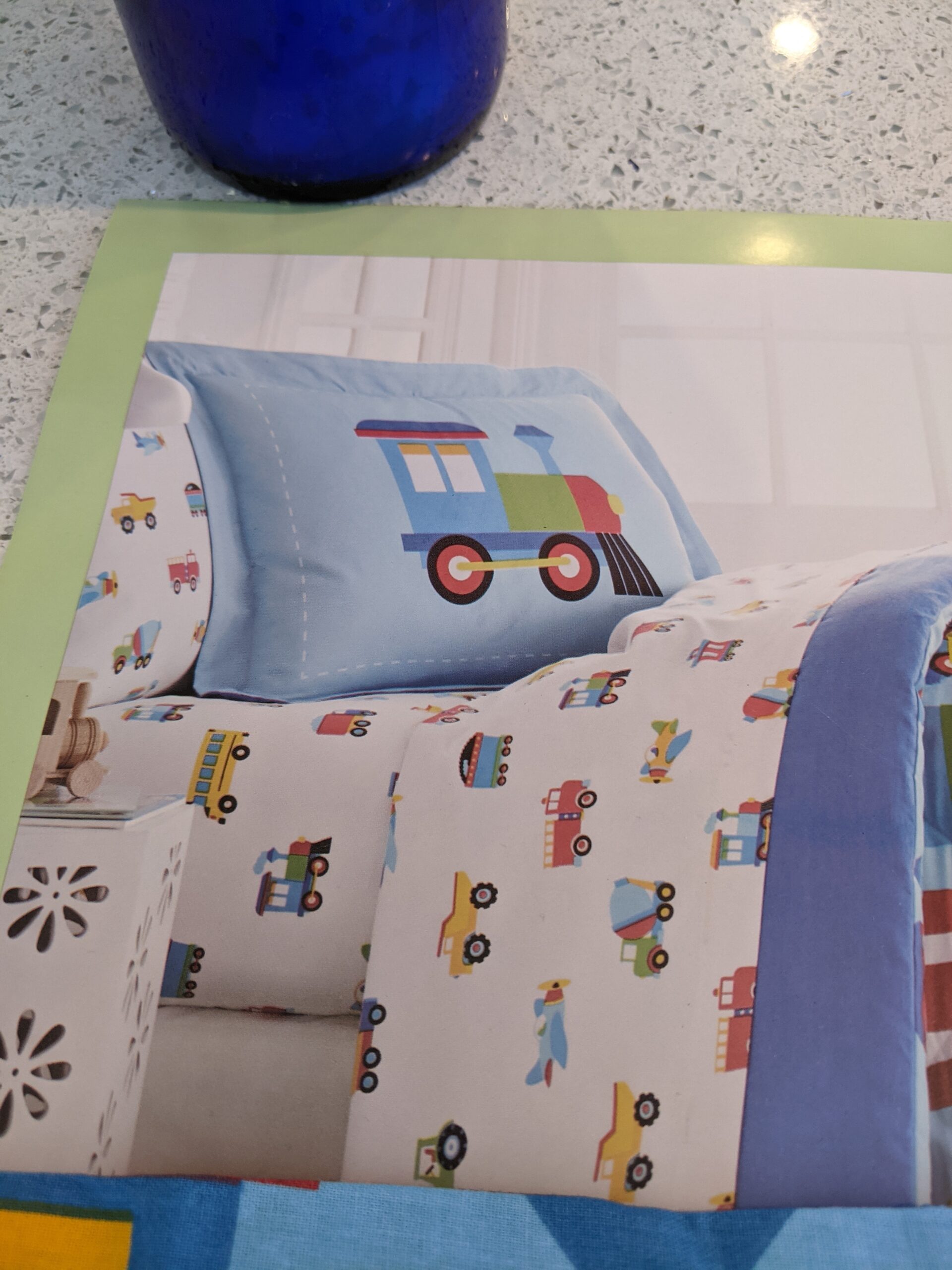 Wildkin Kids Cotton Twin Comforter Set - Lightweight, Fits Twin Mattress, One Pillow Sham Included - Trains, Planes, and Trucks customer photo 1