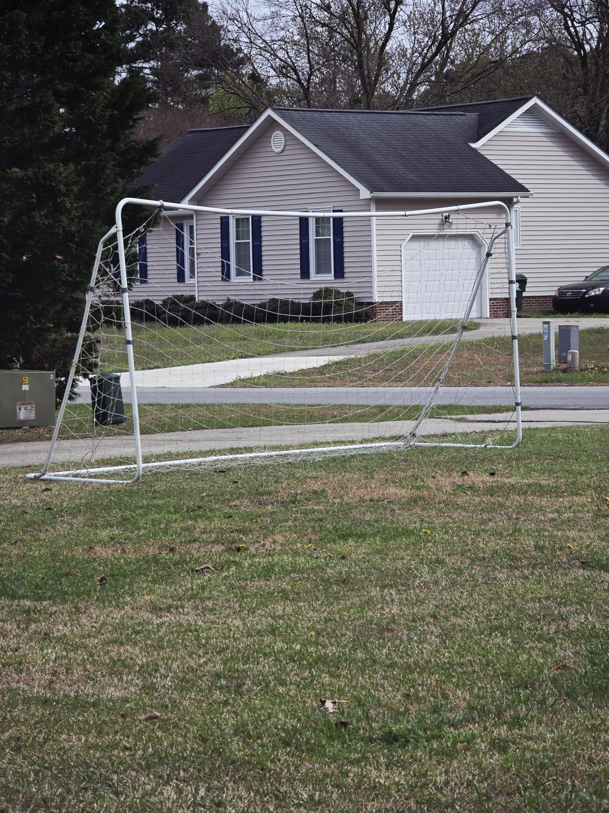 ZENY Portable Soccer Goal for Backyard,12x6 / 10x6.5 / 8x5 / 6x4 ft Kids Adults Soccer Net and Frame for Home Backyard Practice Training Goals, Soccer Training Equipment customer photo 1