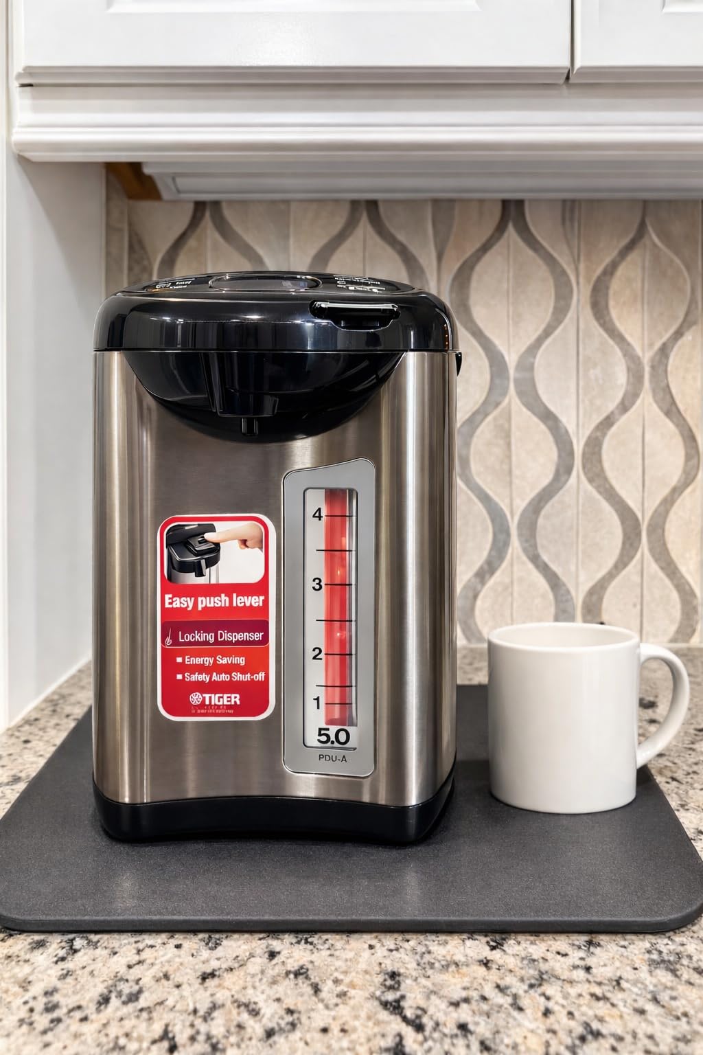 Tiger PDU-A40U Electric Water Boiler and Warmer (135 oz, Black) customer photo 1