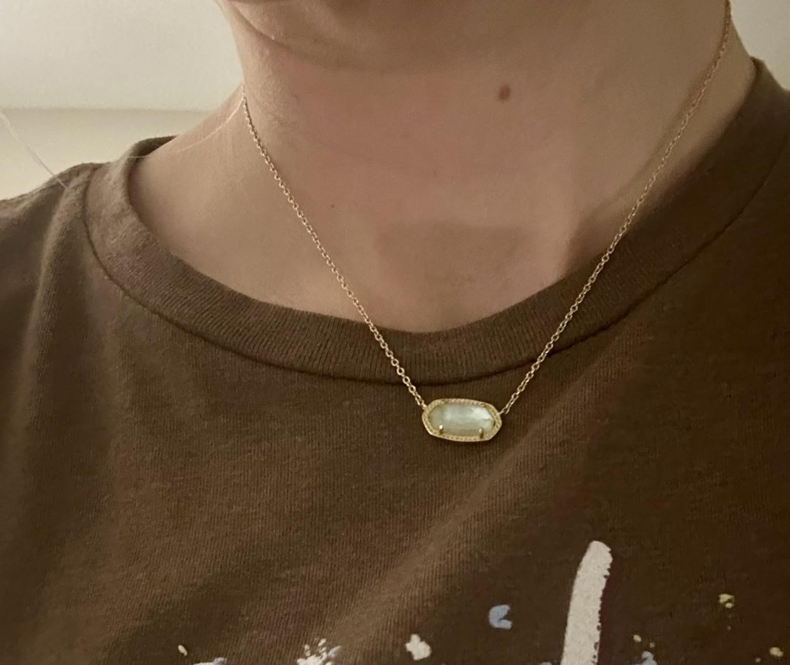 Kendra Scott Elisa Pendant Necklace for Women, Fashion Jewelry, 14k Gold-Plated customer photo 1