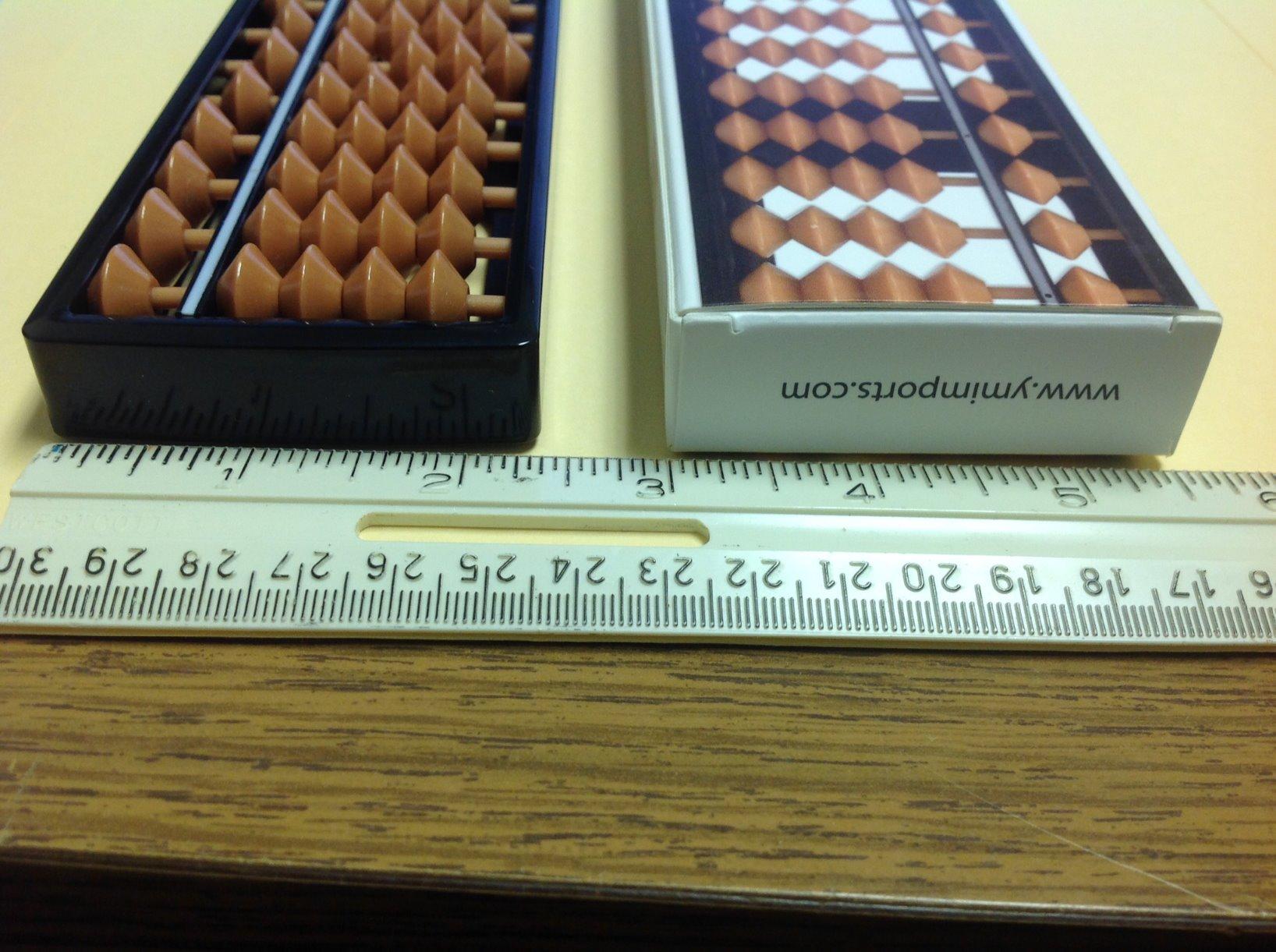 Yellow Mountain Imports Vintage Style Wooden Abacus - 13.9 Inches - Professional 17 Column Soroban Calculator with Reset Button customer photo 2