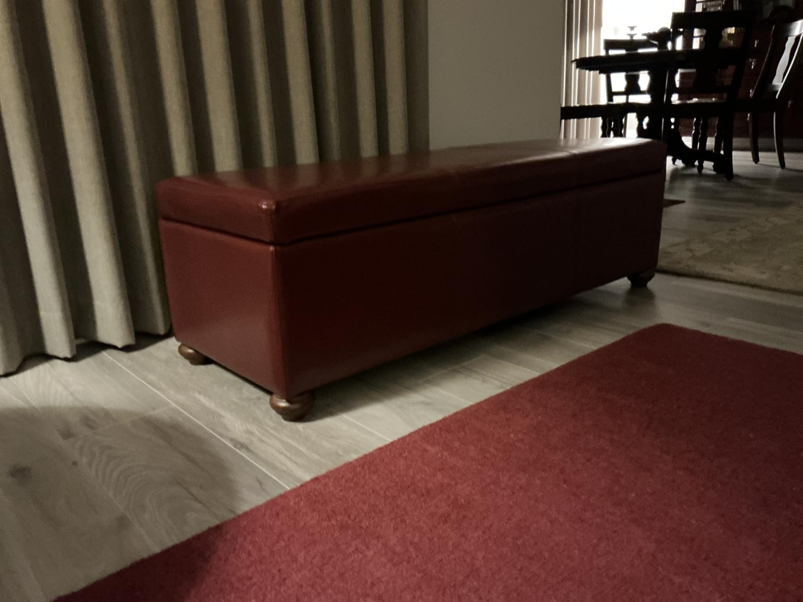 SIMPLIHOME Avalon Storage Ottoman Bench - 48