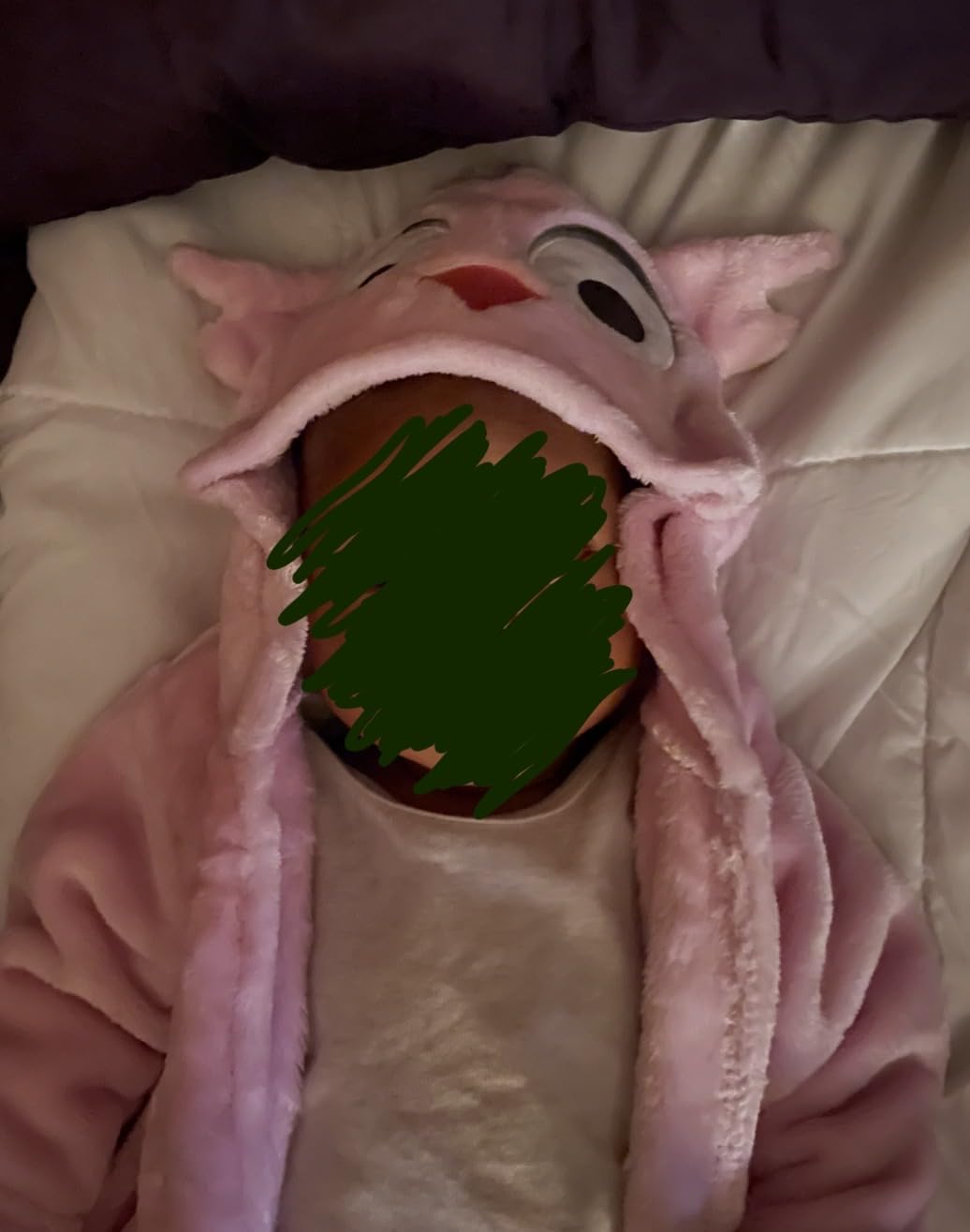 Hudson Baby Unisex Baby Plush Animal Face Bathrobe, Girl Reindeer, 0-9 Months customer photo 1