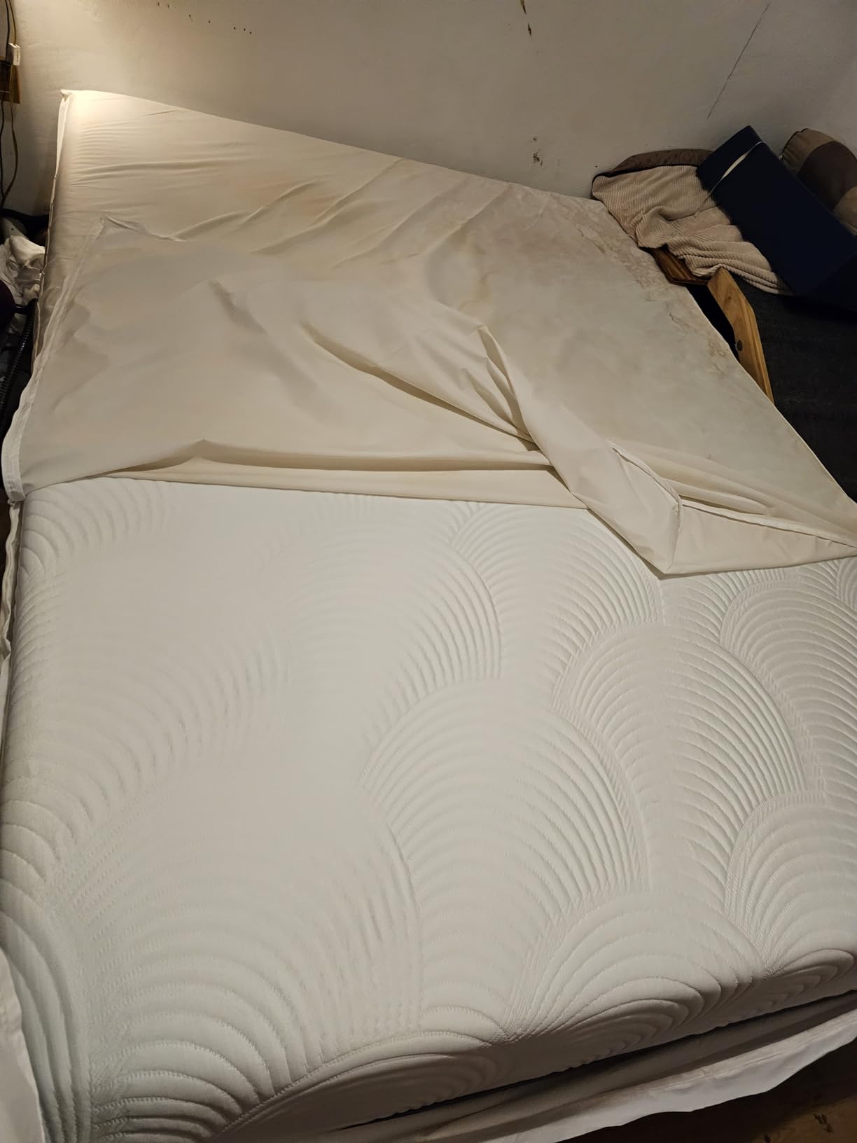 AllerEase Ultimate Allergy Protection and Comfort Zippered Mattress Protector, Twin, White customer photo 1