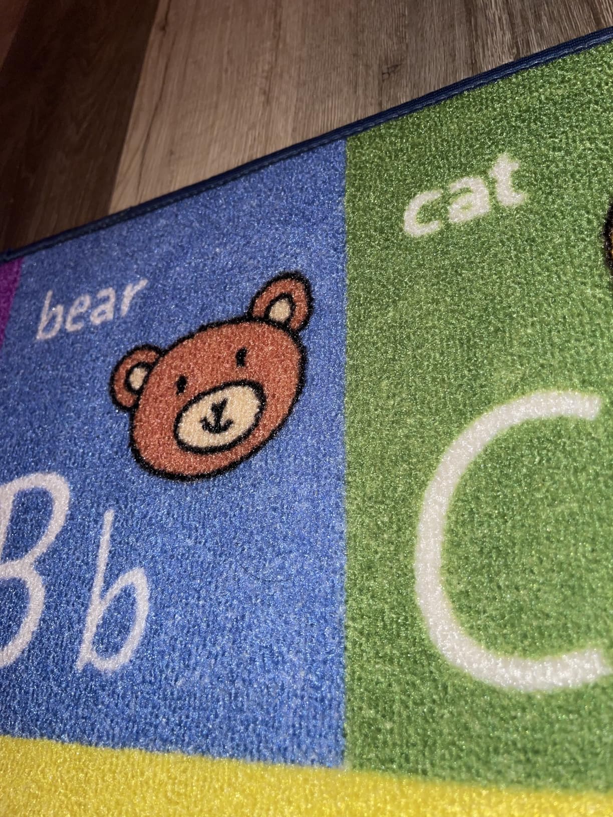 KC Cubs Educational Rug: ABC Alphabet, Numbers & Shapes - 3x5' Playmat - Interactive Play, Activity Area Carpet, Bedroom-Classroom, Baby-Toddler-Kids customer photo 1