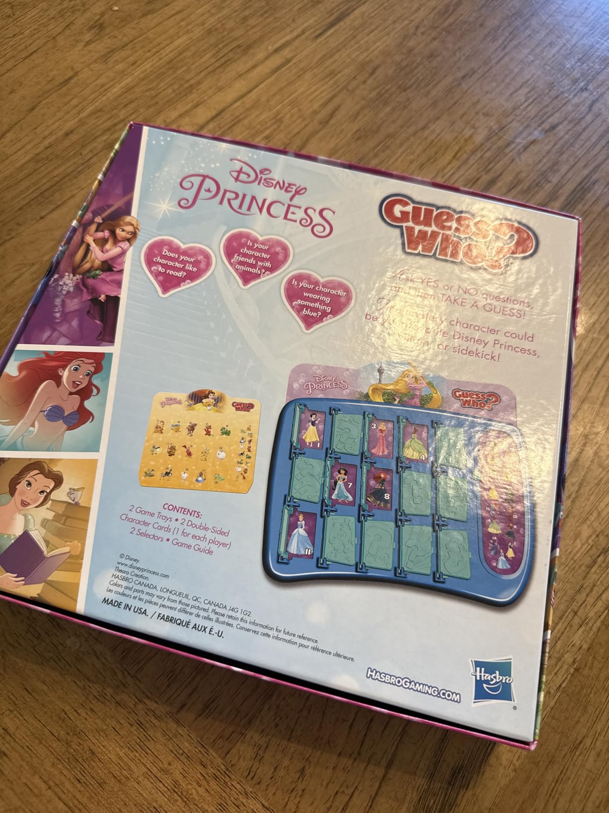 Hasbro Gaming Guess Who? Disney Princess Edition Kids Board Game, Fun Game for Families and Kids Ages 5 and Up, Easter Gifts for Boys and Girls, Preschool Games (Amazon Exclusive) customer photo 1