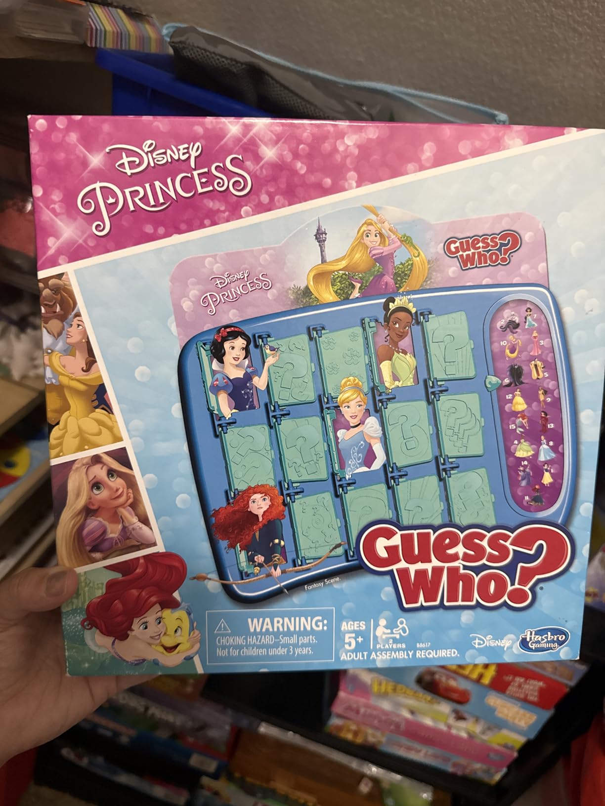 Hasbro Gaming Guess Who? Disney Princess Edition Kids Board Game, Fun Game for Families and Kids Ages 5 and Up, Easter Gifts for Boys and Girls, Preschool Games (Amazon Exclusive) customer photo 2