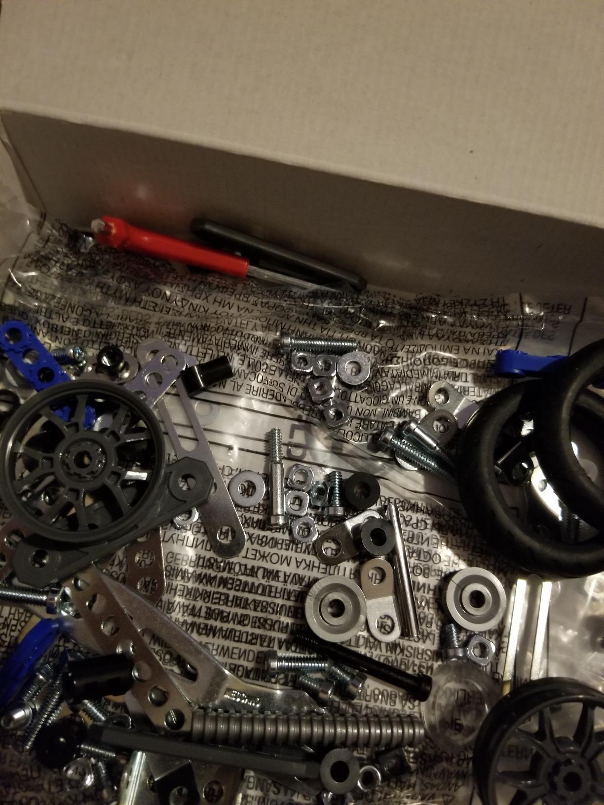 MECCANO Erector, 5 in 1 Model Building Set - Motorcycles, 174 Pieces, for Ages 8 and up, STEM Construction Education Toy customer photo 1