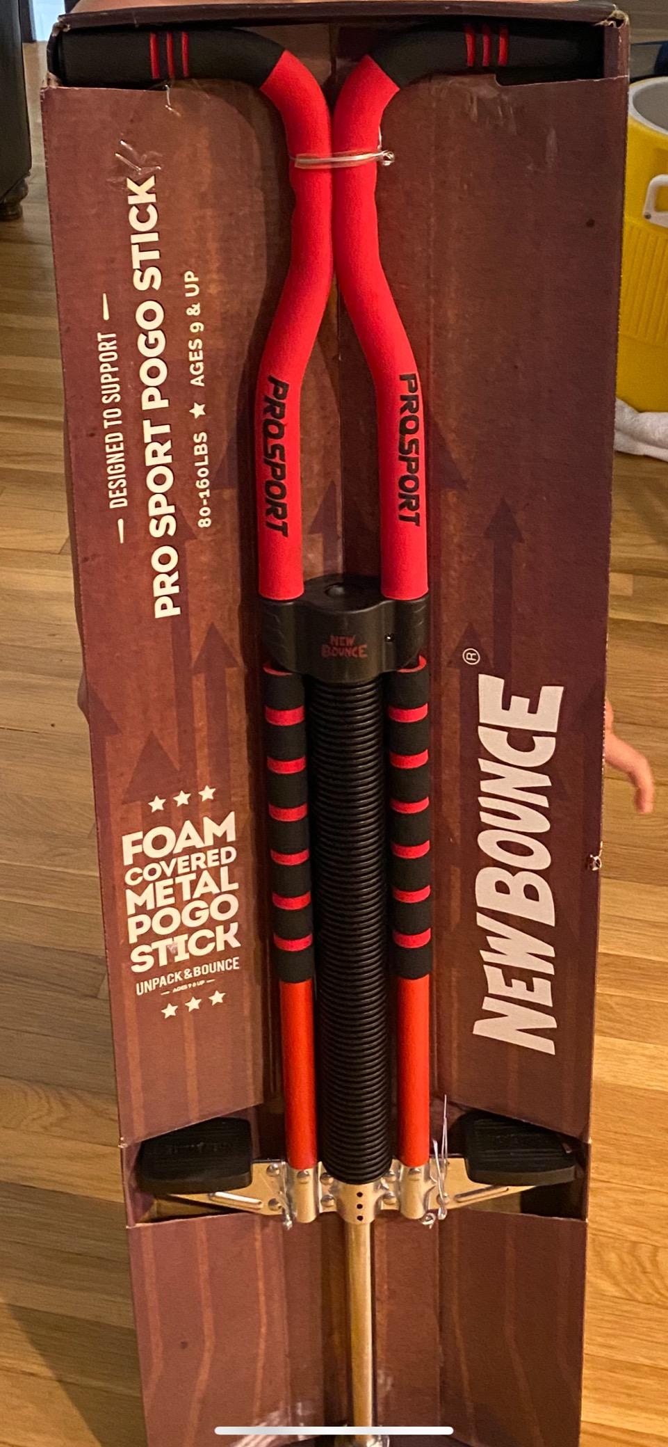 New Bounce Pogo Stick for Kids - Pogo Sticks for Ages 9 and Up, 80 to 160 Lbs - Pro Sport Edition, Quality, Easy Grip, PogoStick for Hours of Wholesome Fun customer photo 2