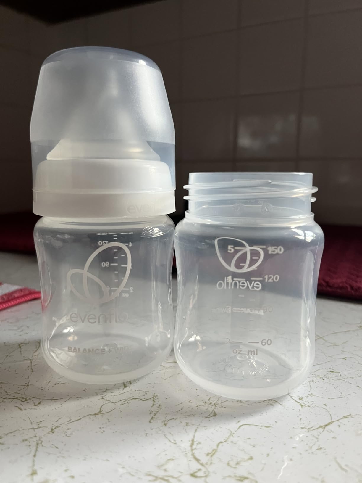 Evenflo Feeding Premium Proflo Venting Balance Plus Wide Neck Baby, Newborn and Infant Bottles - Developed by Pediatric Feeding Specialists - 5 Ounce (Pack of 6) customer photo 2