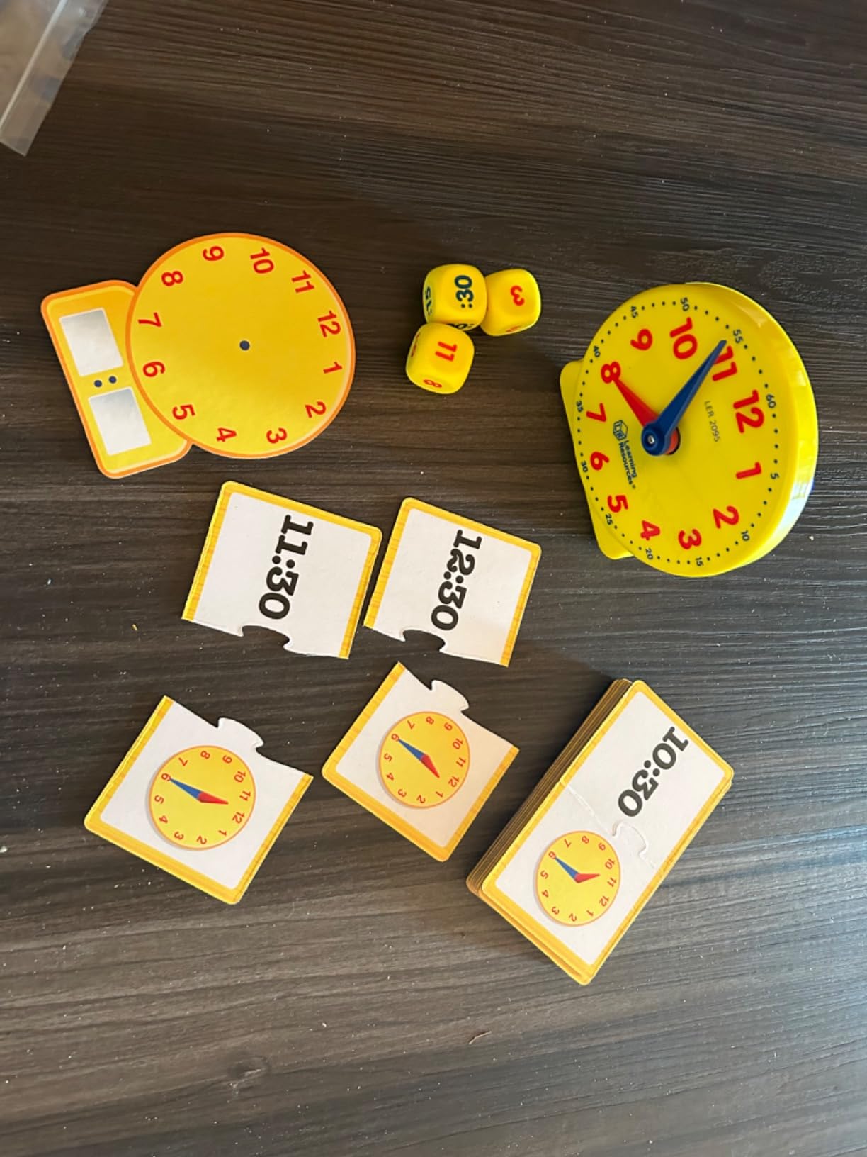 Learning Resources Time Activity Set - Kids Learning Clock, Classroom Clocks for Students, Telling Time Teaching Clock, Analog Clocks for Kids, Teaching Classroom Supplies customer photo 2