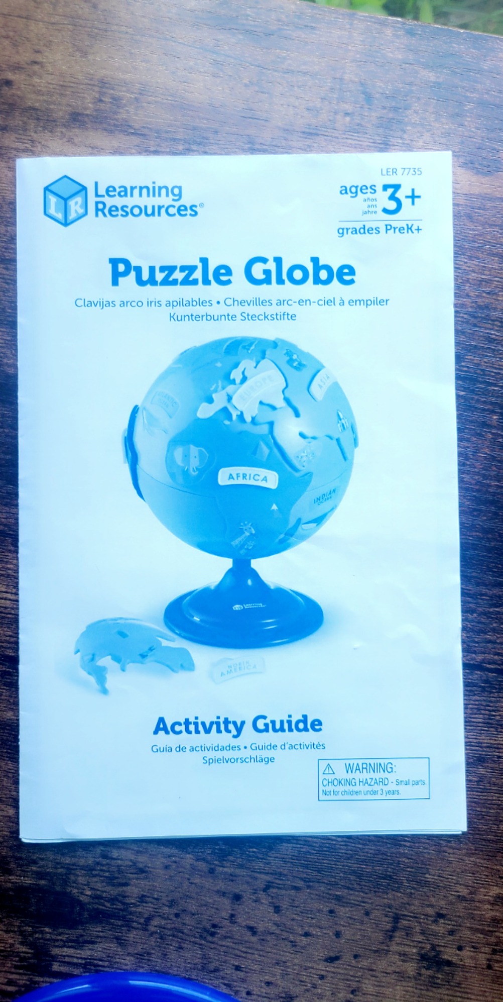 Learning Resources Puzzle Globe - Earth Montessori Toys, Preschool Classroom Must Haves, STEM World Puzzles, Educational Geography Games customer photo 2