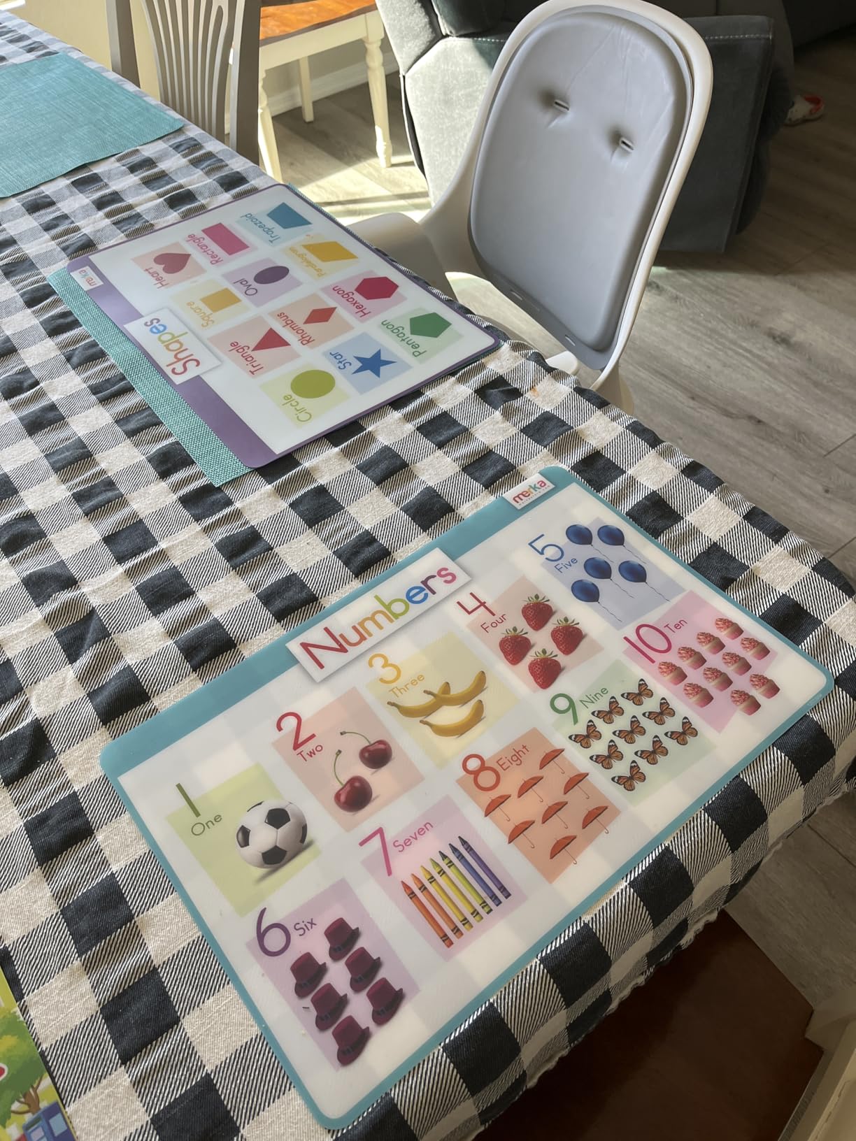 Merka Kids Educational Placemat Set 4-Pack customer photo 1