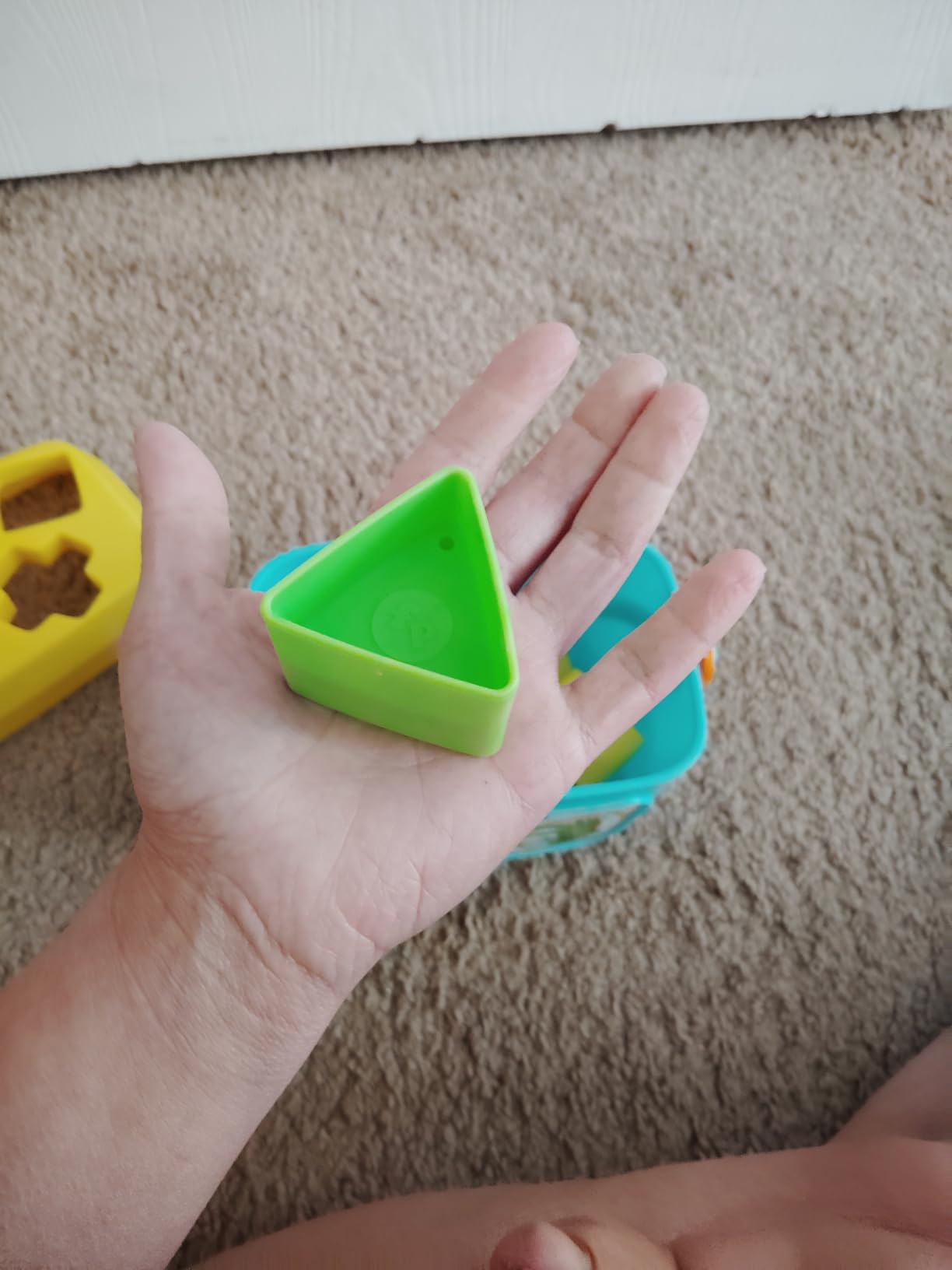 Fisher-Price Stacking Toy Baby's First Blocks Set of 10 Shapes for Sorting Play for Infants Ages 6+ Months customer photo 1