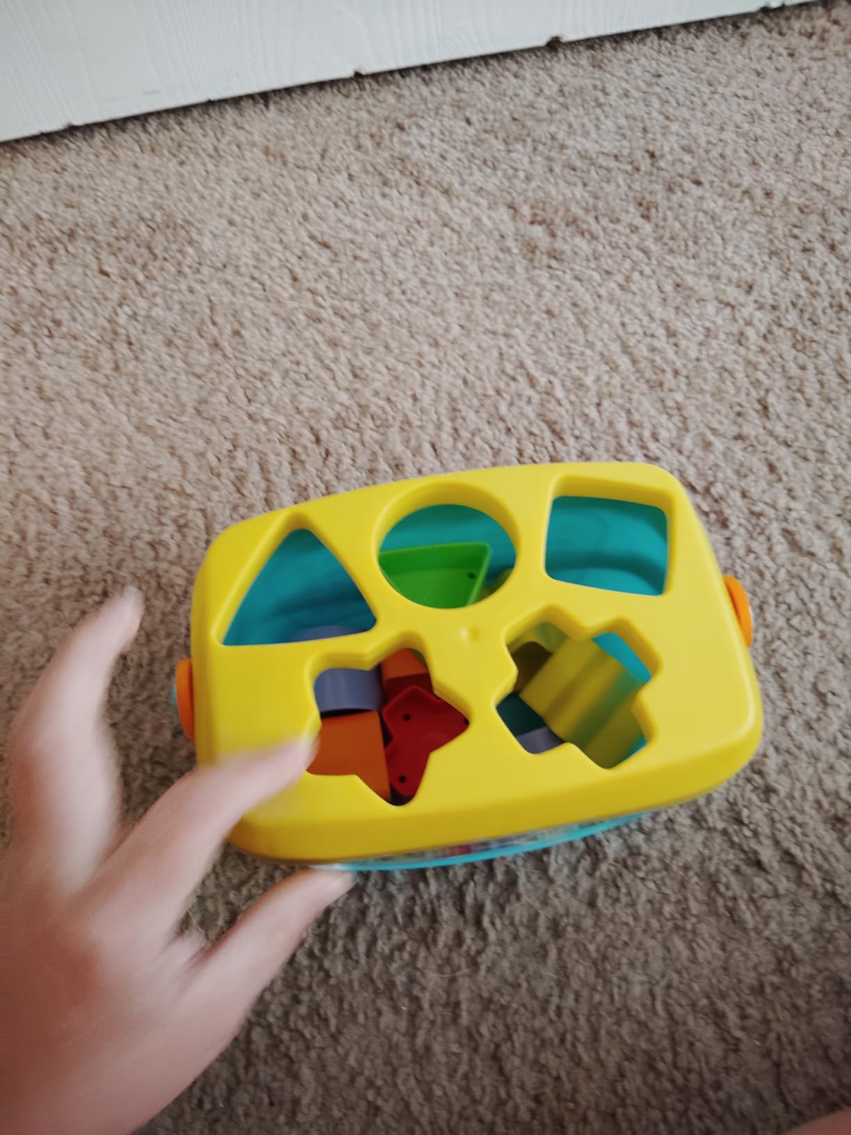 Fisher-Price Stacking Toy Baby's First Blocks Set of 10 Shapes for Sorting Play for Infants Ages 6+ Months customer photo 2