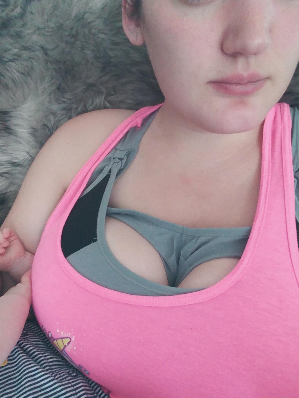 La Leche League Women's Wireless Nursing Sports Bra High Impact Support Nursing Bra customer photo 2