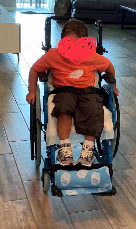 Wallaby Pediatric Folding Wheelchair customer photo 1
