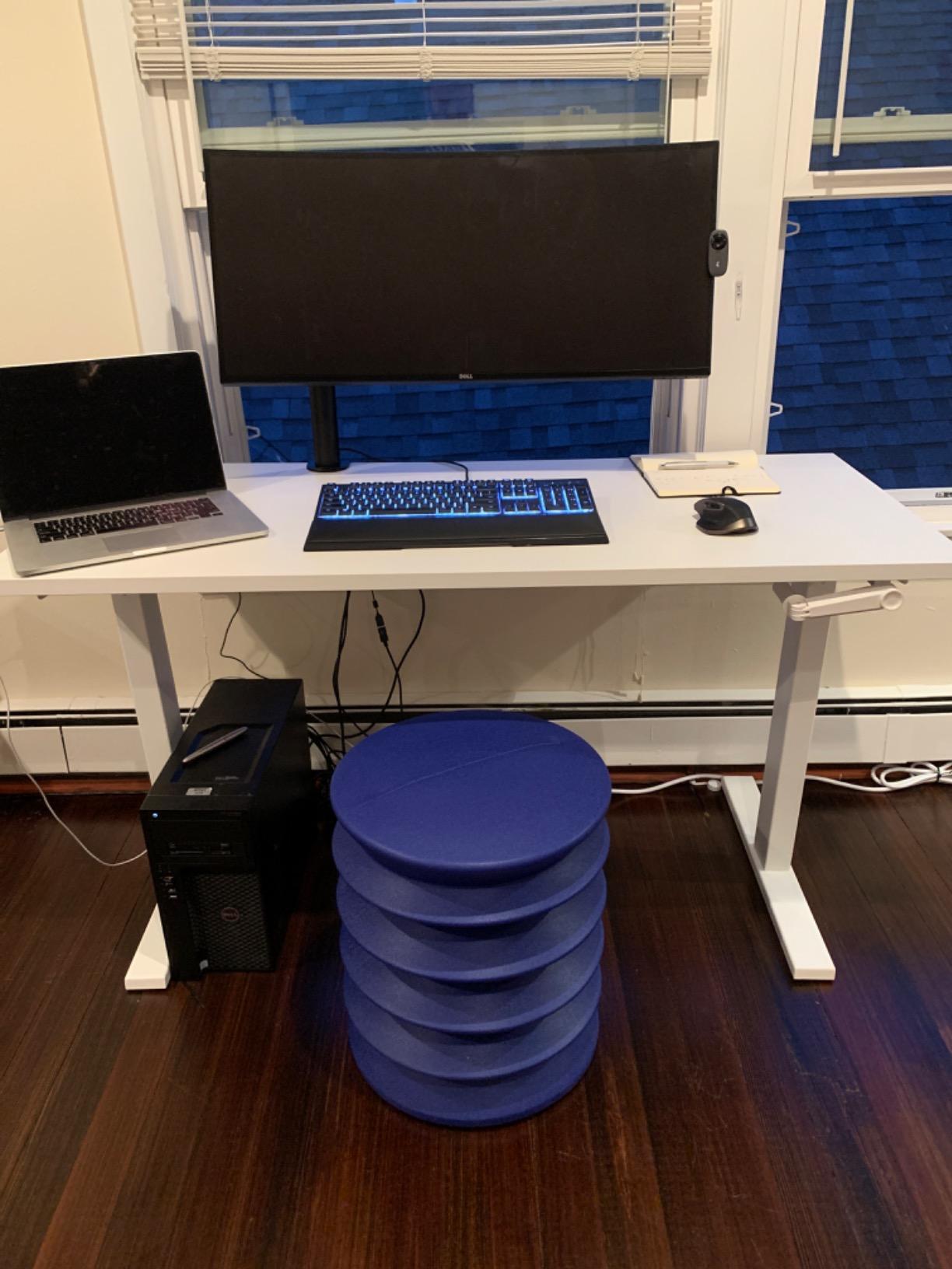 KidsErgo Ergonomic Stool for Active Sitting (Blue) customer photo 2