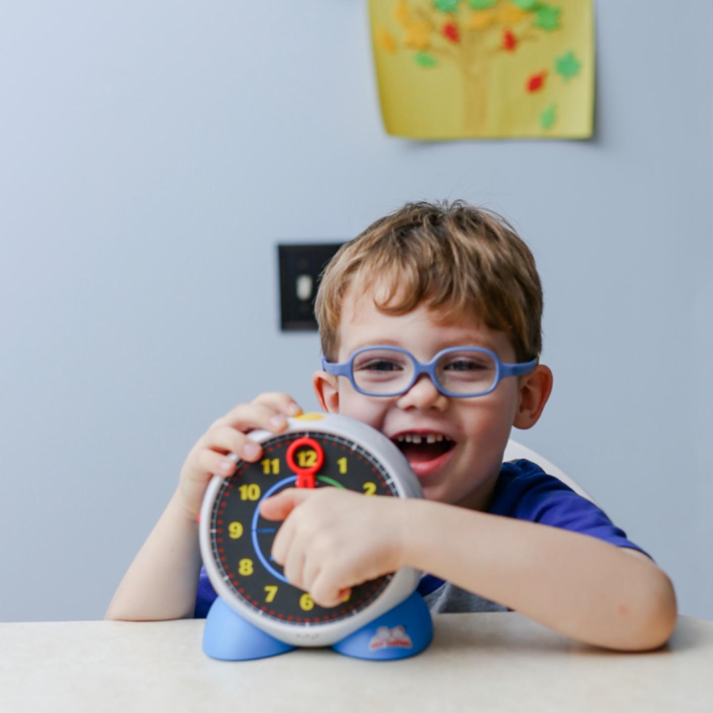 BEST LEARNING Talking Learning Clock for Kids - Telling Time Teaching Clock with Movable Hands, Quiz & Music Sleep Mode - Toddler Preschool Toy Ages 3 4 5 6 Boy Girl Birthday Gift customer photo 1