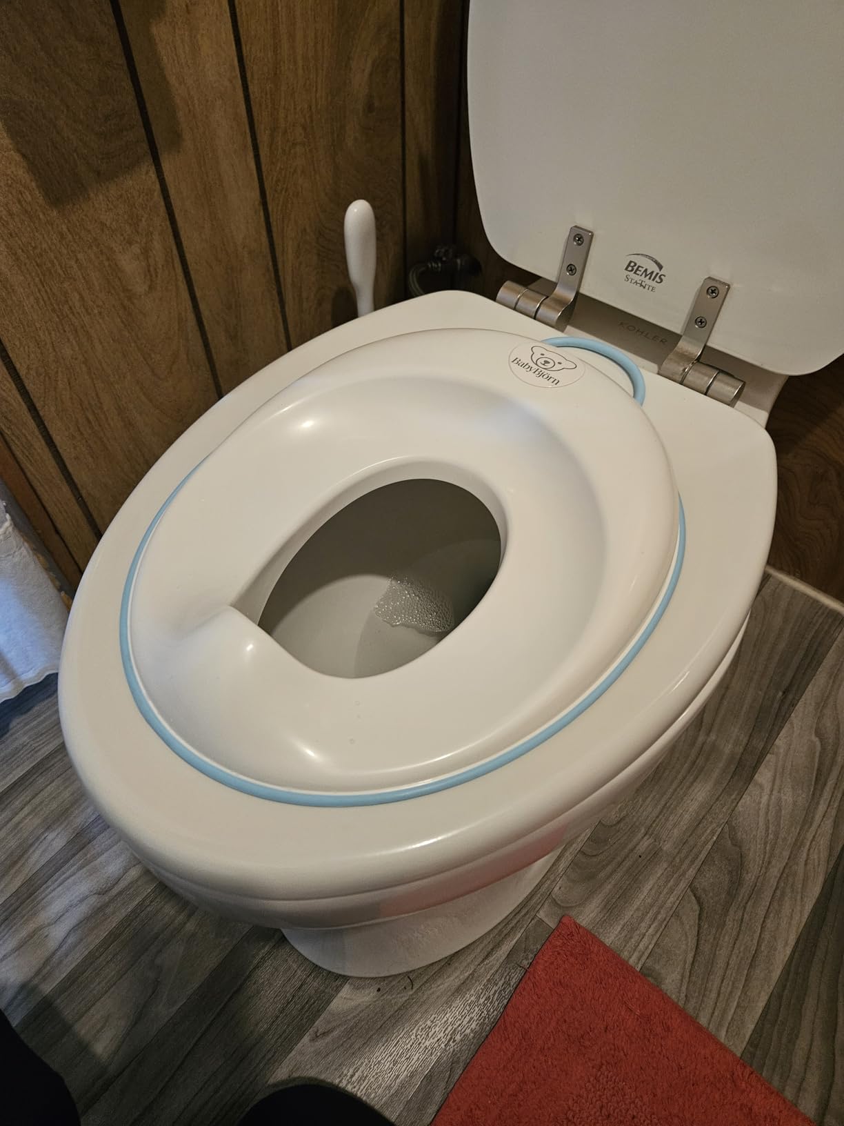 BabyBjorn Toilet Trainer, White/Gray customer photo 1