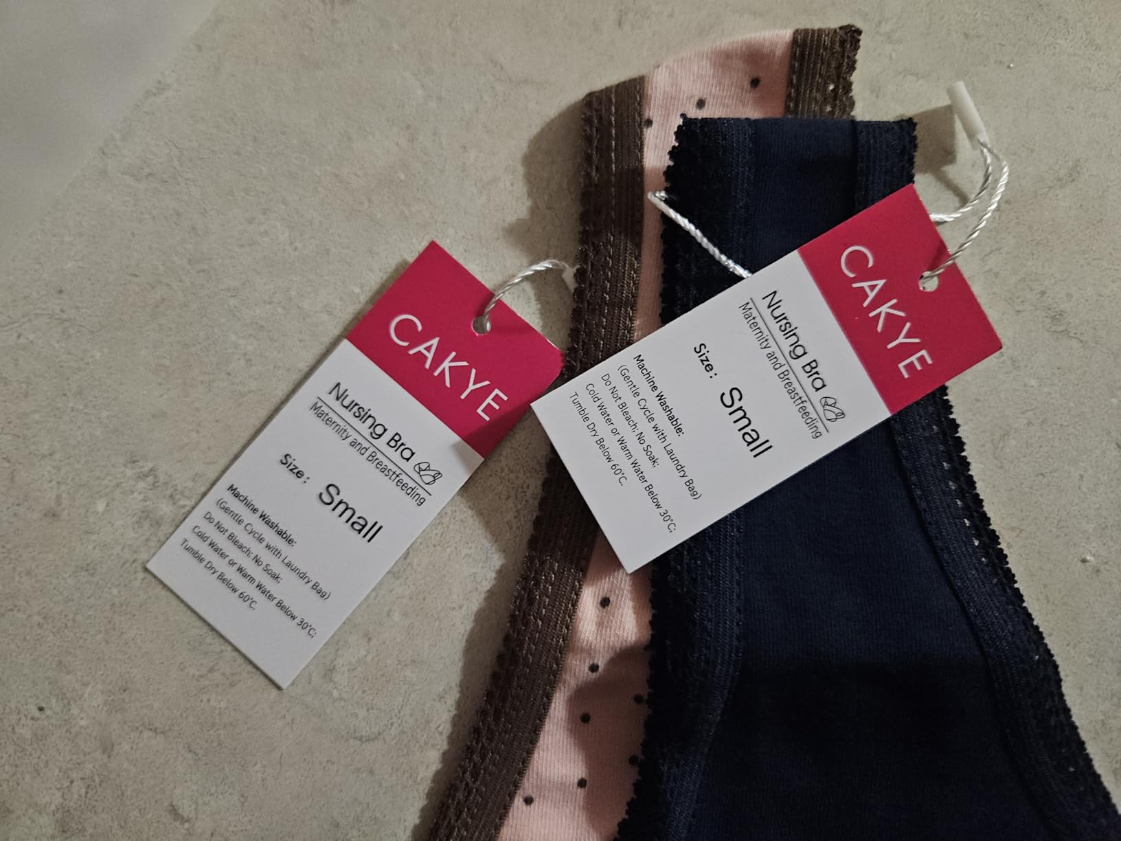 CAKYE 3 Pack Maternity Nursing Sleep Bra Breastfeeding Cotton Bralette customer photo 1
