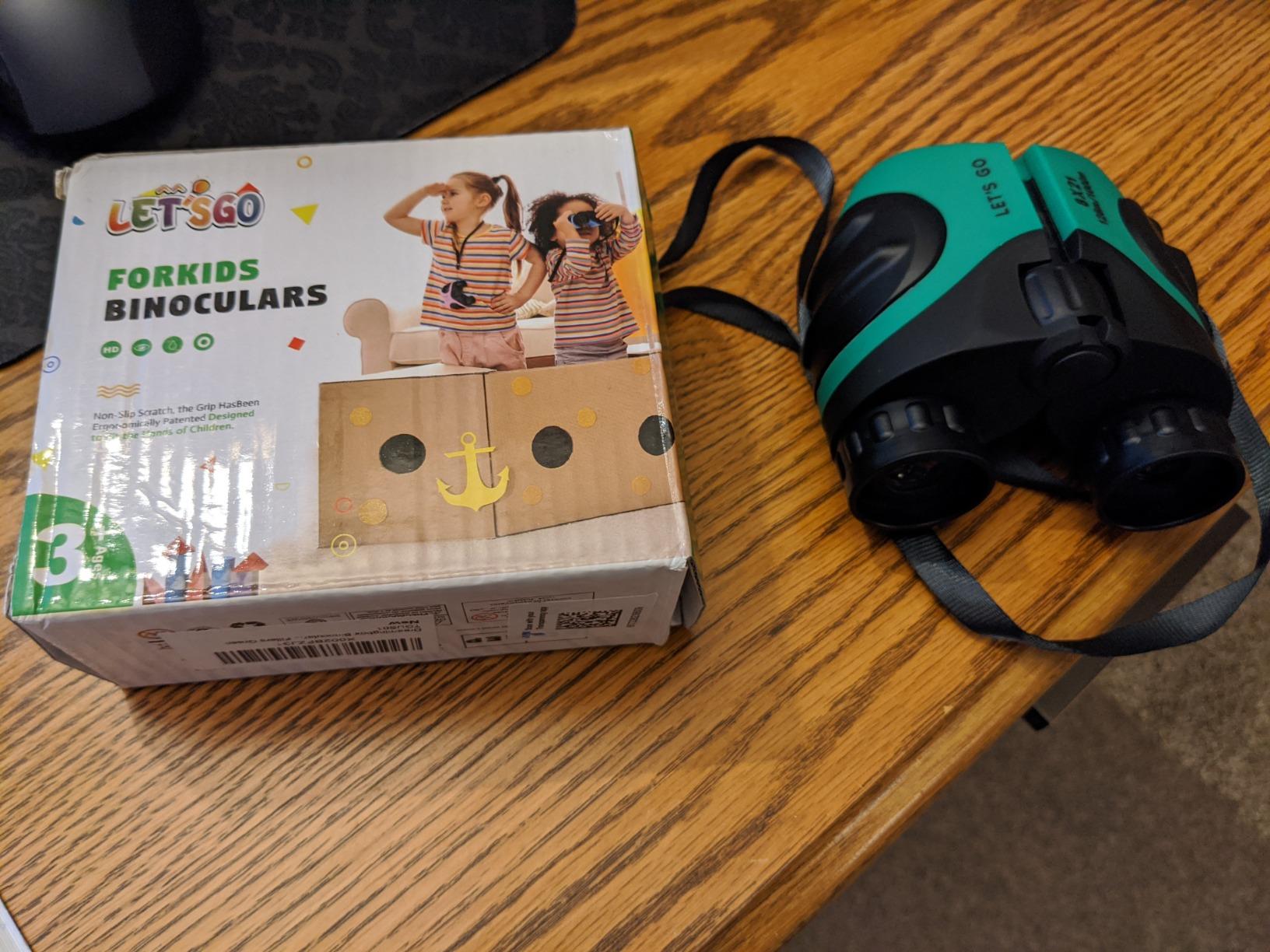 LET'S GO! Binocular for Kids, Compact High Resolution Shockproof Binoculars customer photo 2