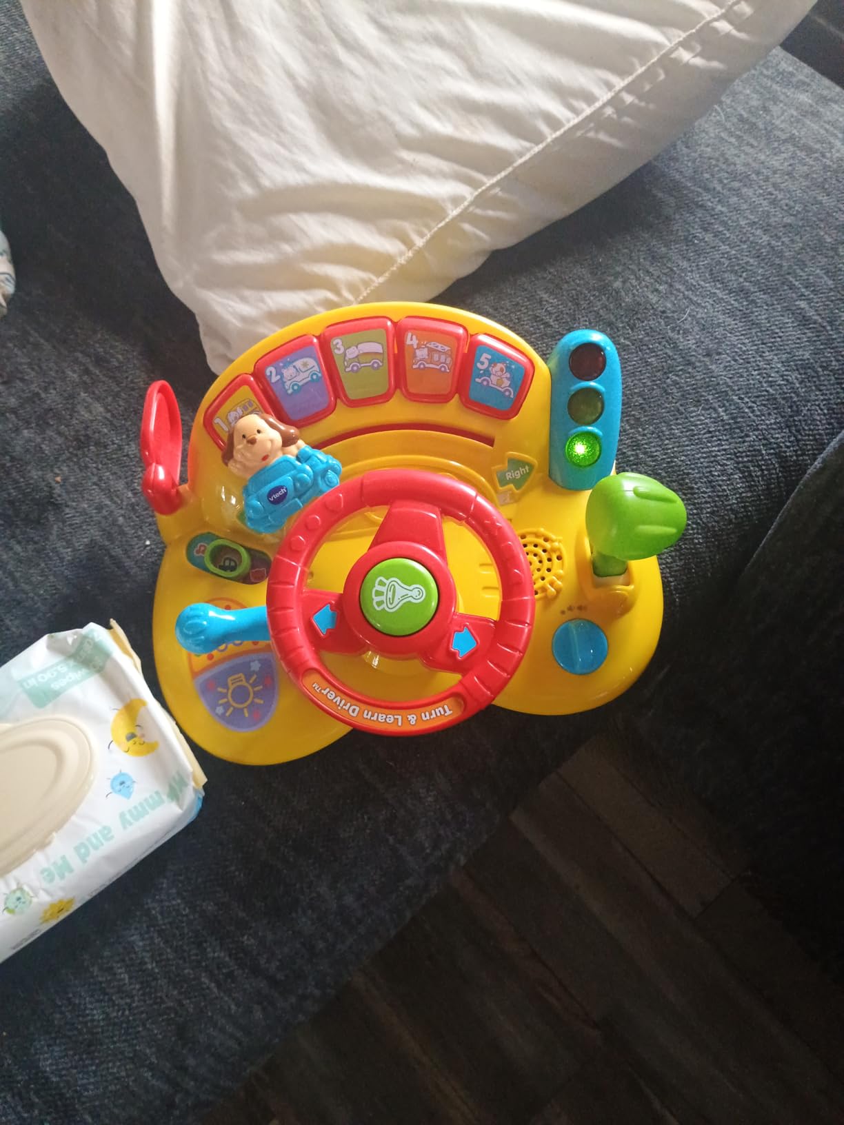 VTech Turn and Learn Driver (Frustration Free Packaging), Yellow customer photo 2
