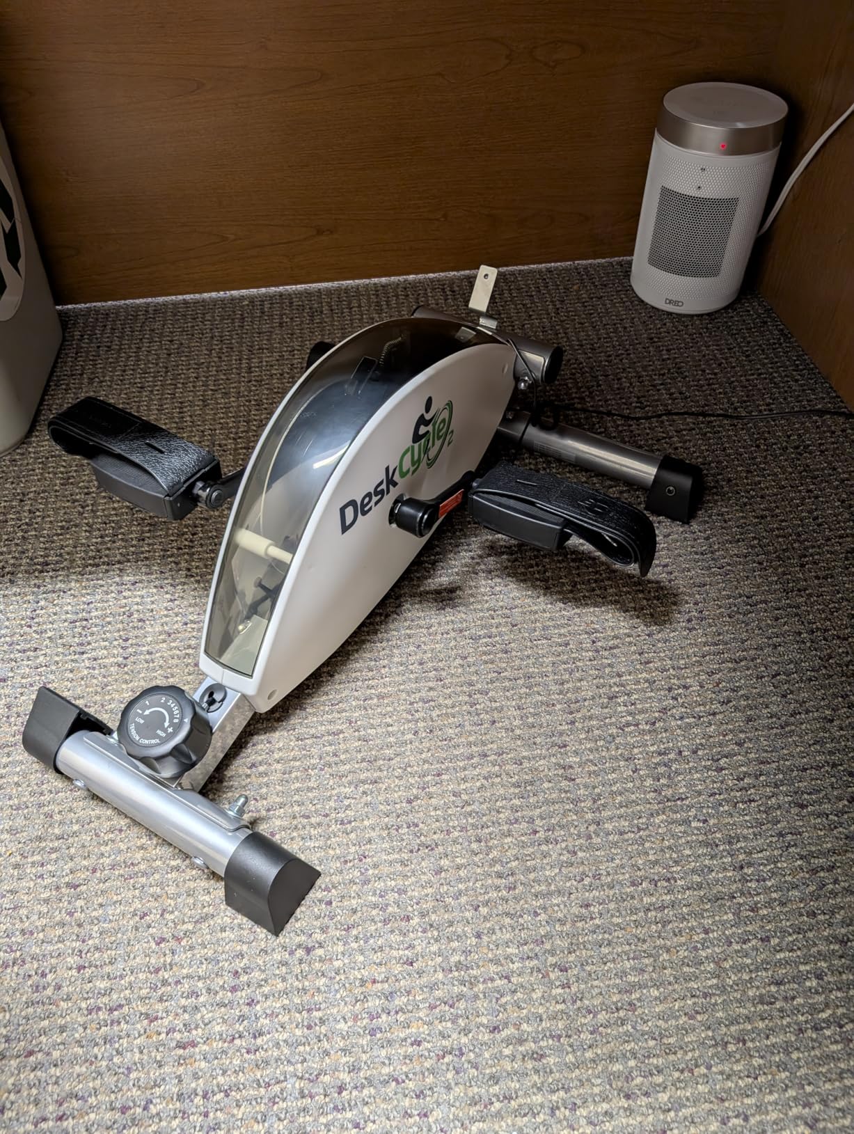DeskCycle Under Desk Bike Pedal Exerciser - Stationary Bikes for Home & Office - Standard and Adjustable Height Versions customer photo 2