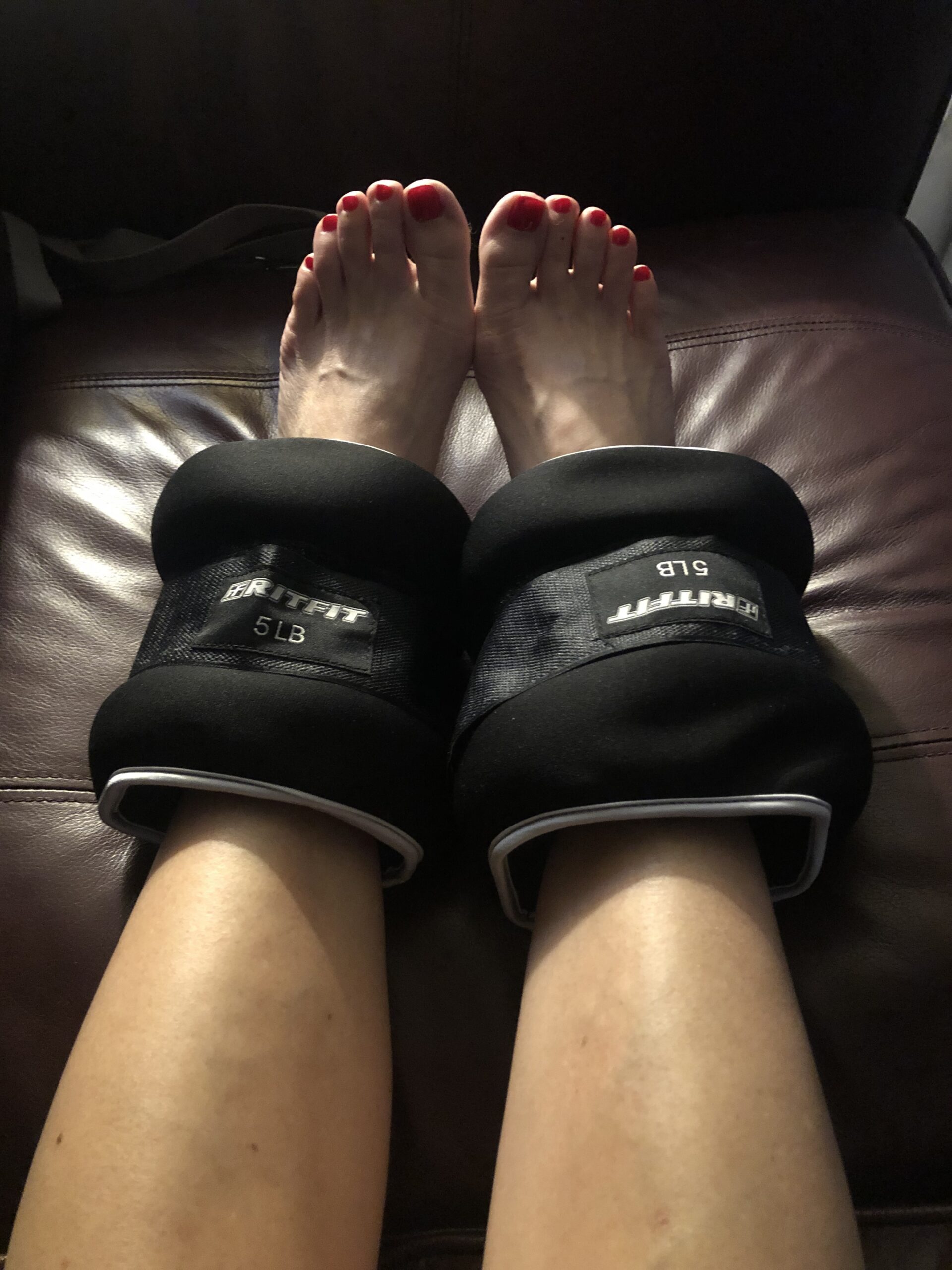 RitFit Ankle Weights - A Pair of 2/3/4/6/8/10 LBS, Wrist Weights with Adjustable Straps for Women & Men, Leg Weights for Walking, Running, Yoga, Gym, Workout, Physical Therapy customer photo 1