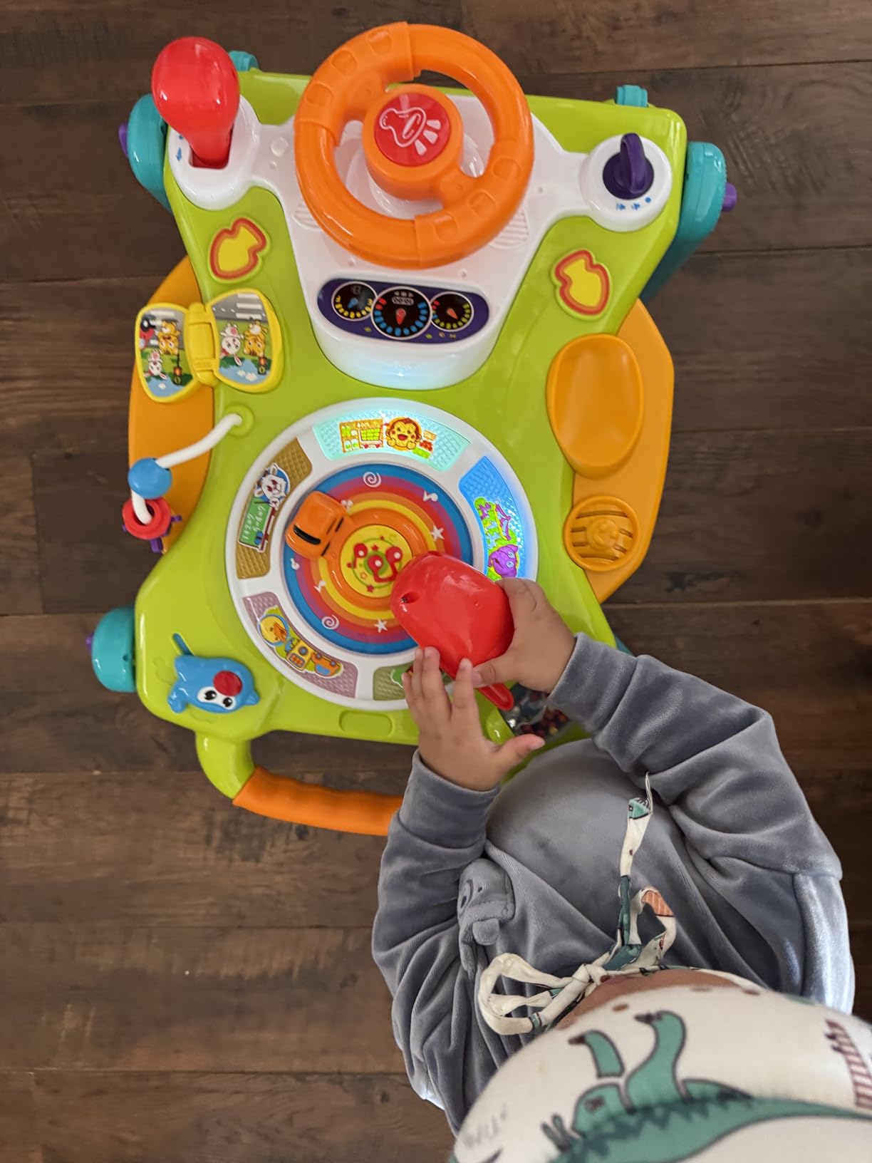 iPlay, iLearn 3 in 1 Baby Push Walker Toys, Toddler Musical Activity Center customer photo 2