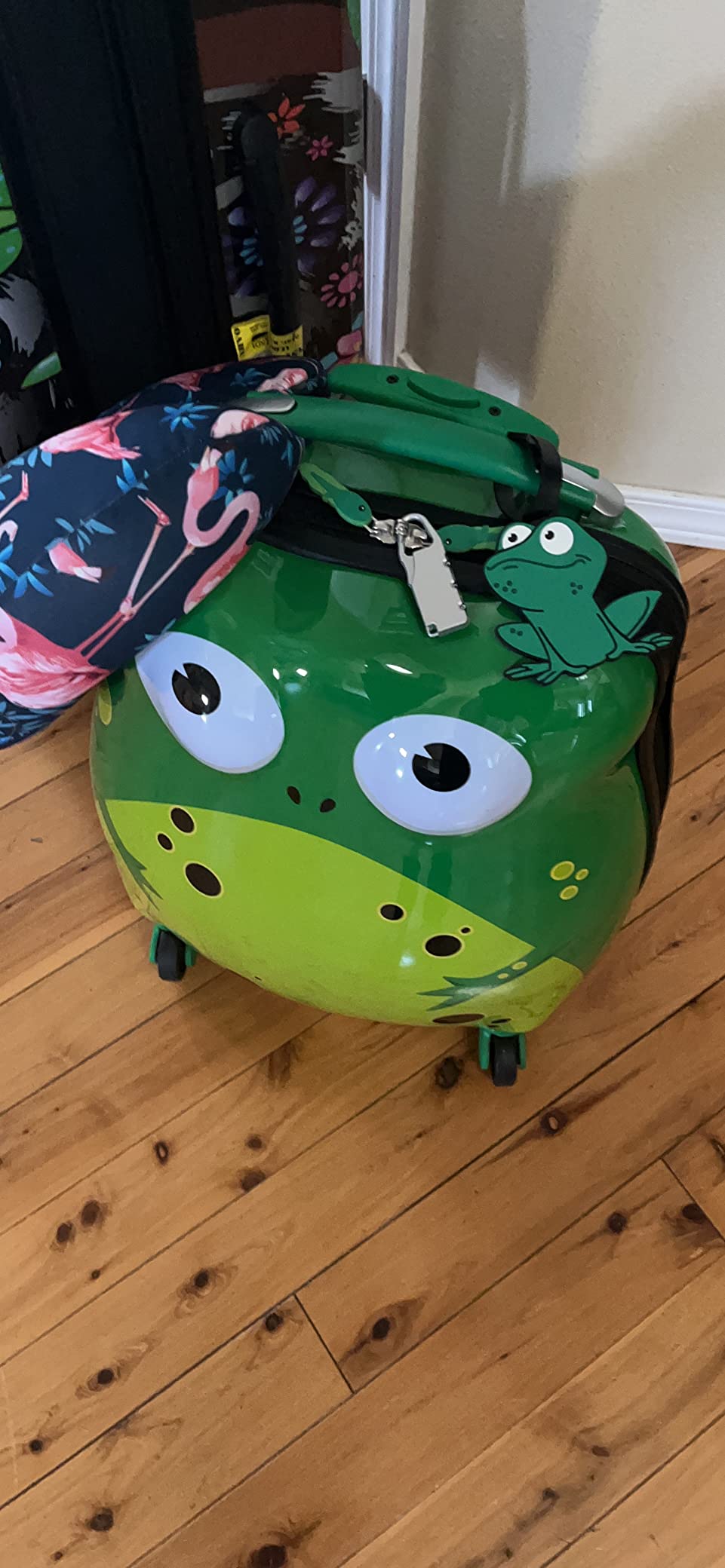 Rockland Jr. Kids' My First Hardside Spinner Luggage, Carry-On, Shark customer photo 2