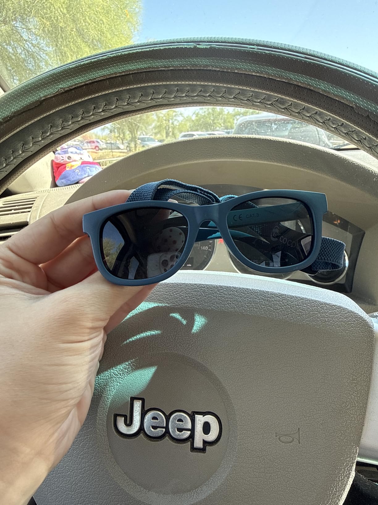 Flexible Baby Sunglasses with Strap Polarized UV Protection for Toddler Infant Newborn Boy Girl Age 0-24 Months customer photo 1