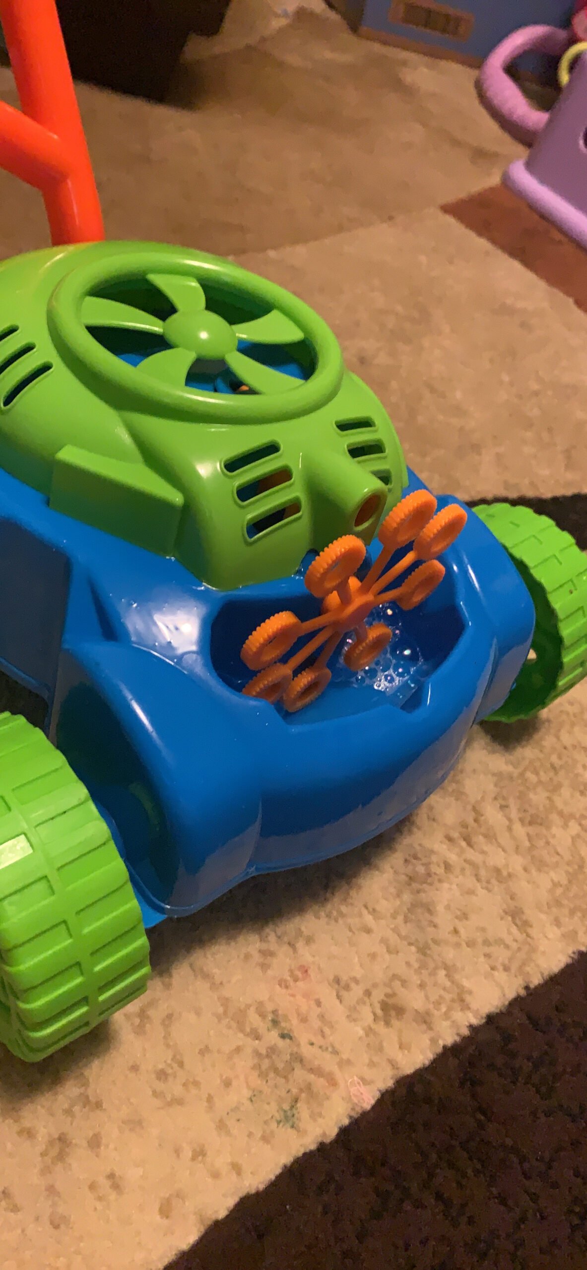 Lydaz Bubble Lawn Mower for Toddlers 1-3, Kids Bubble Machine for 1-Year-Old Boys Toy Gifts, Gardening Easter Basket Stuffers Birthday Toys, Push Summer Outdoor Toys for Preschool Baby Boys Age 1 2 3 customer photo 2