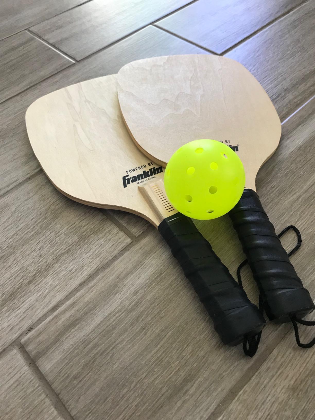 Franklin Sports Pickleball Starter Set - Official Starter Set of The US Open - Includes Net, (2) Paddles, and (2) X-40 Pickleballs customer photo 1