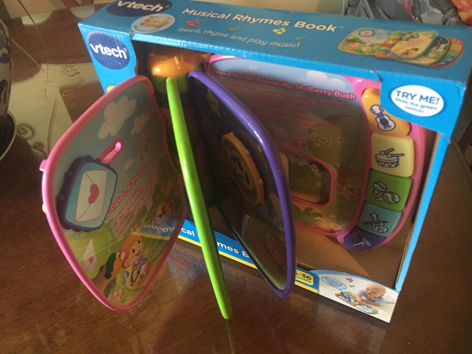 VTech Musical Rhymes Book, Red customer photo 2