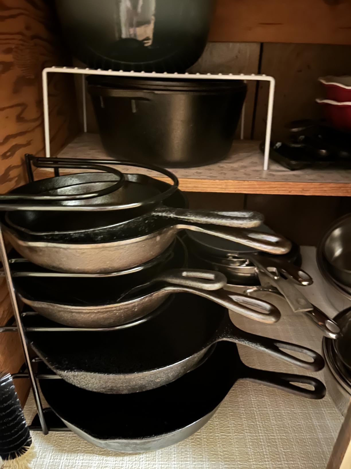 Cuisinel Heavy Duty Pots and Pans Organizer Rack - 12.2