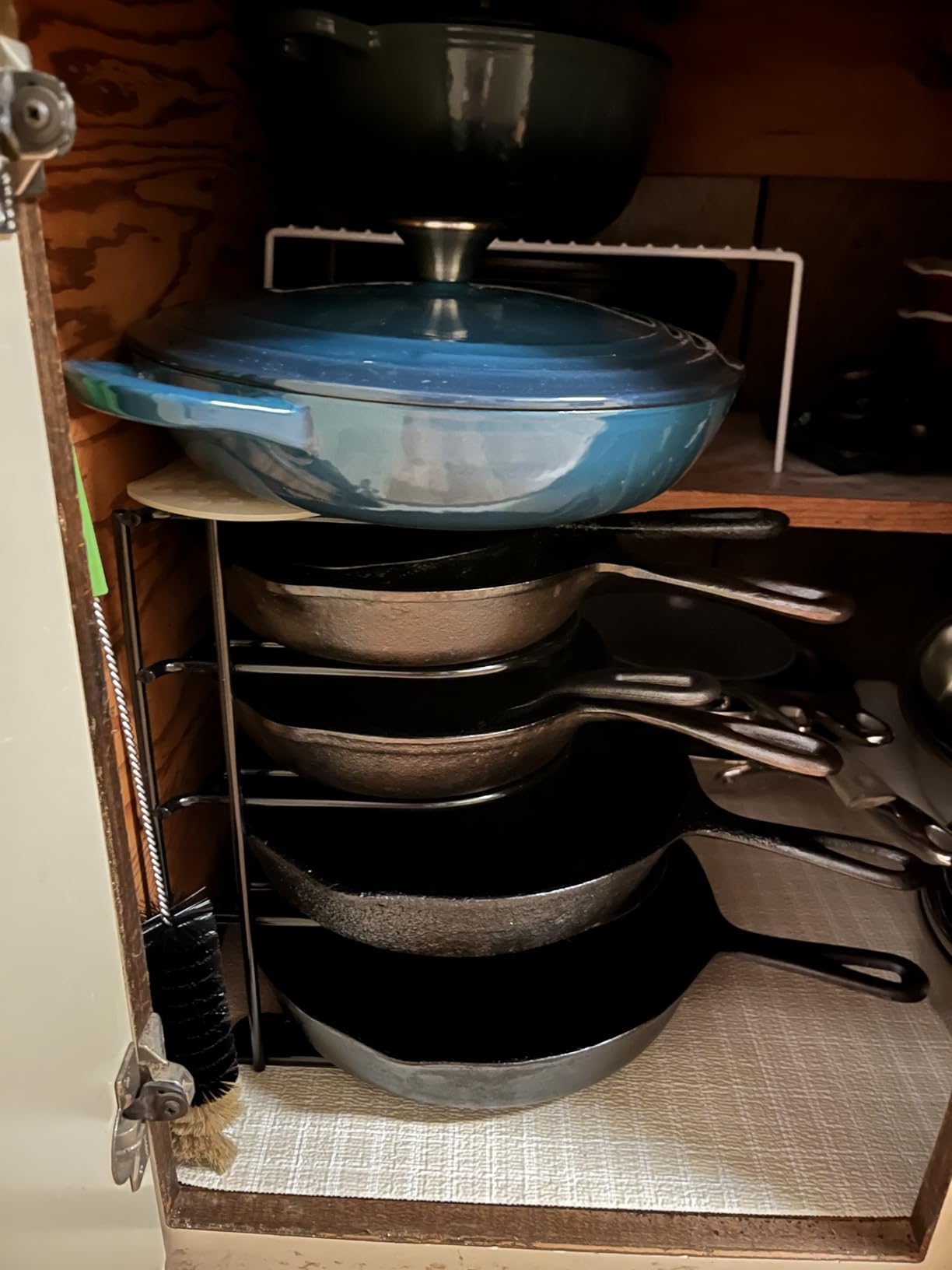 Cuisinel Heavy Duty Pots and Pans Organizer Rack - 12.2